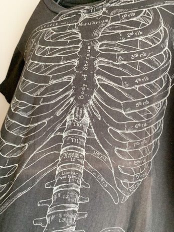 【 Vintage Leslie Arwin 】 Skeleton T-shirts