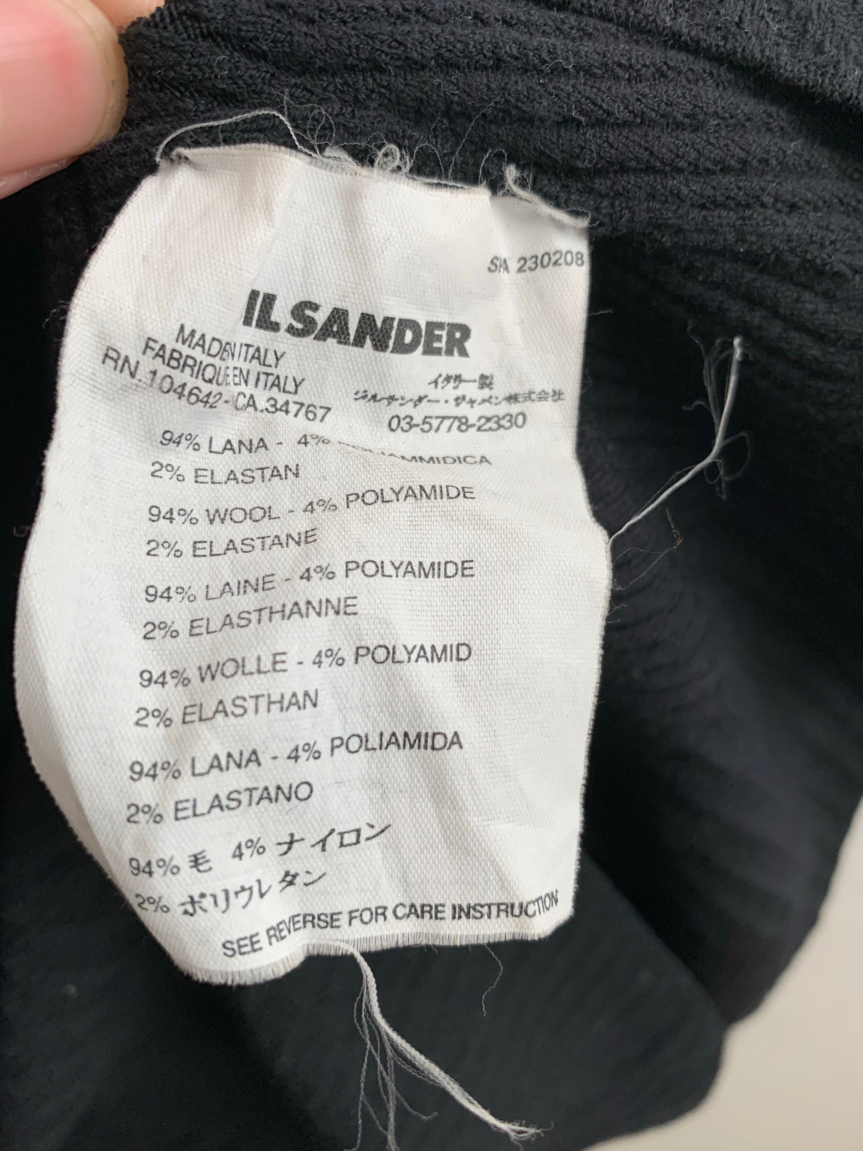 【 JIL SANDER 】TURTLE NECK KNIT VEST