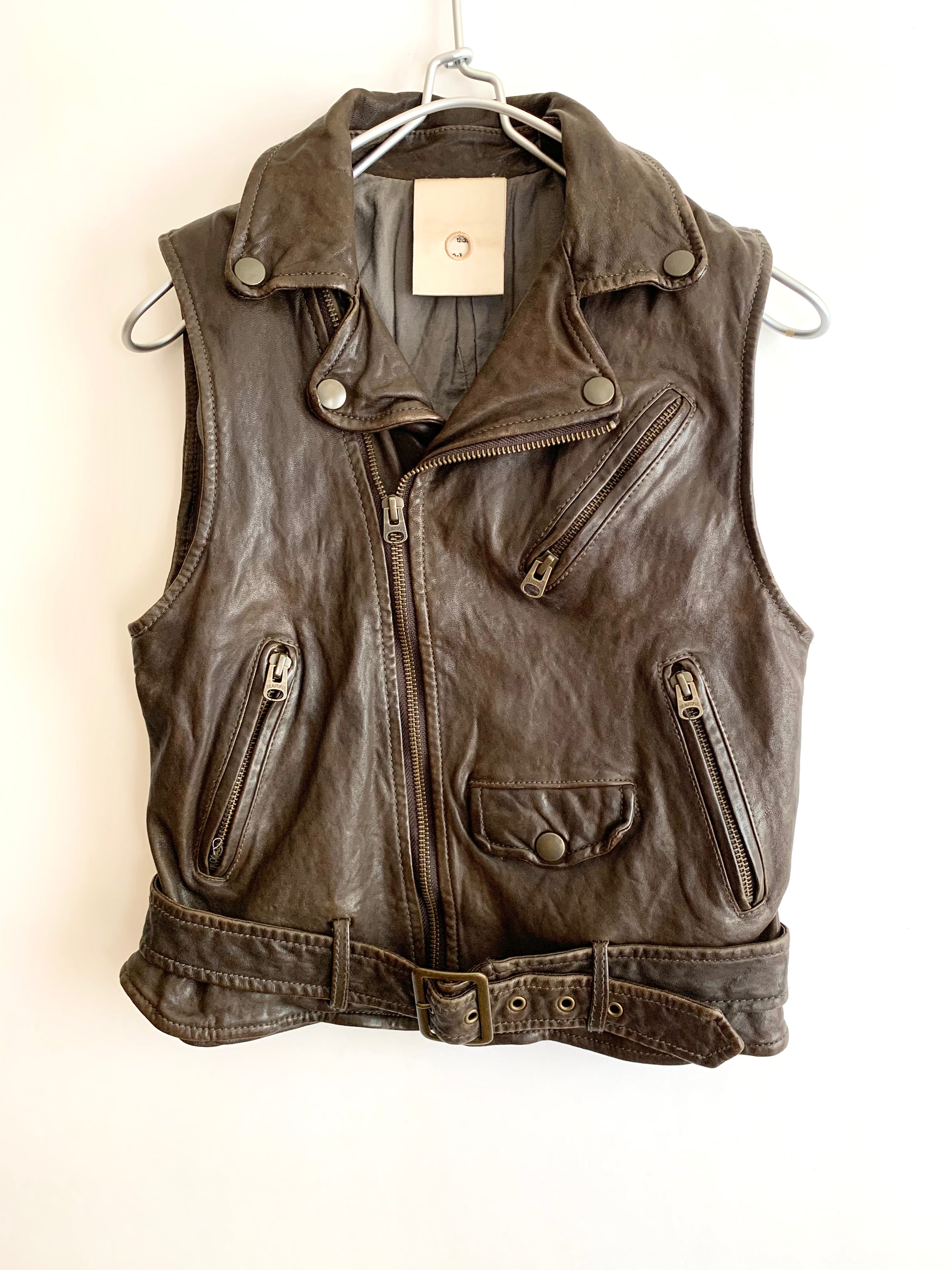 【 beautiful people 】Riders Vest
