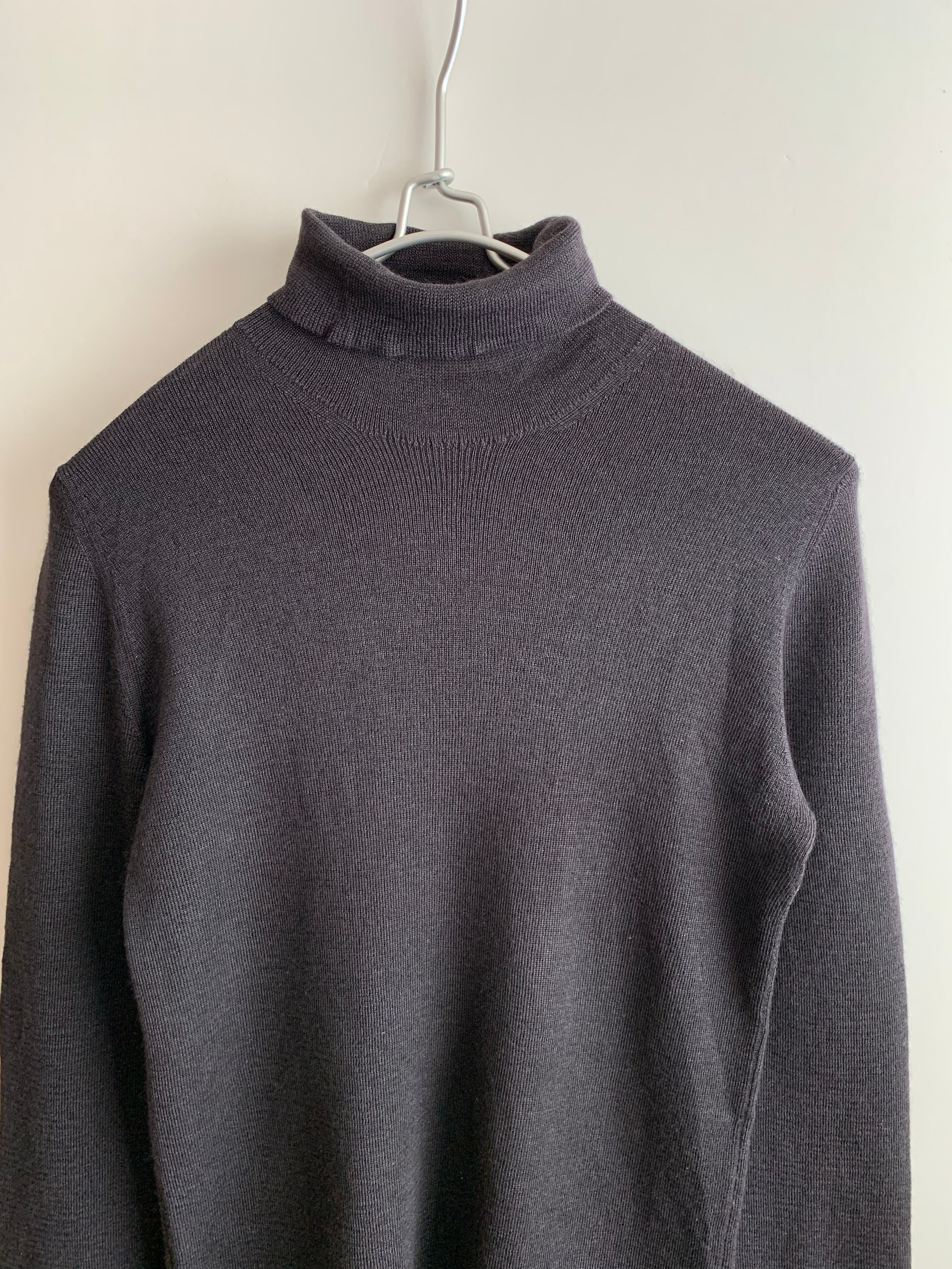 【 JIL SANDER 】CASHMERE SILK TURTLE NECK KNIT