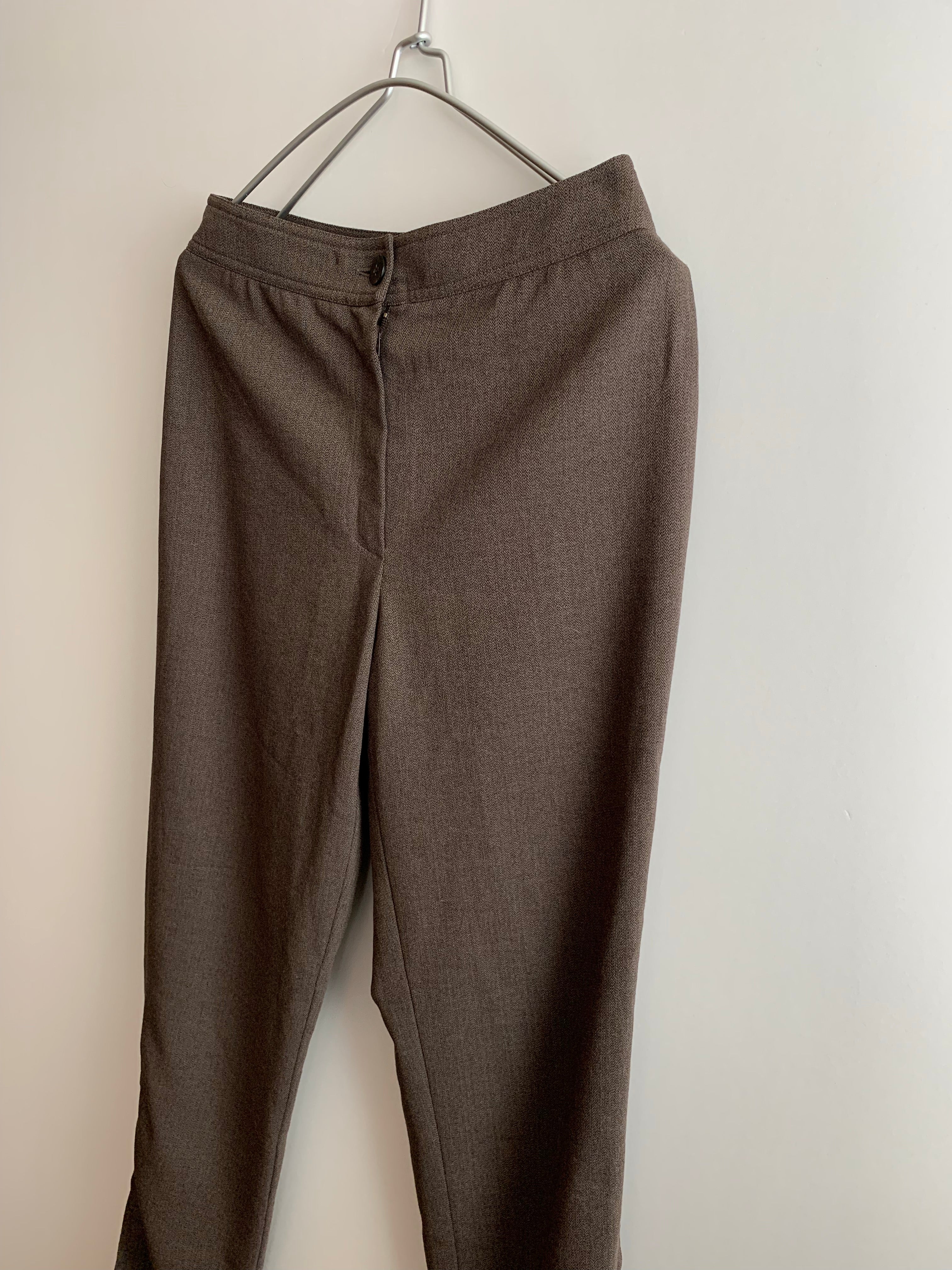 【 CHANEL 】 SIDE ZIP PANTS