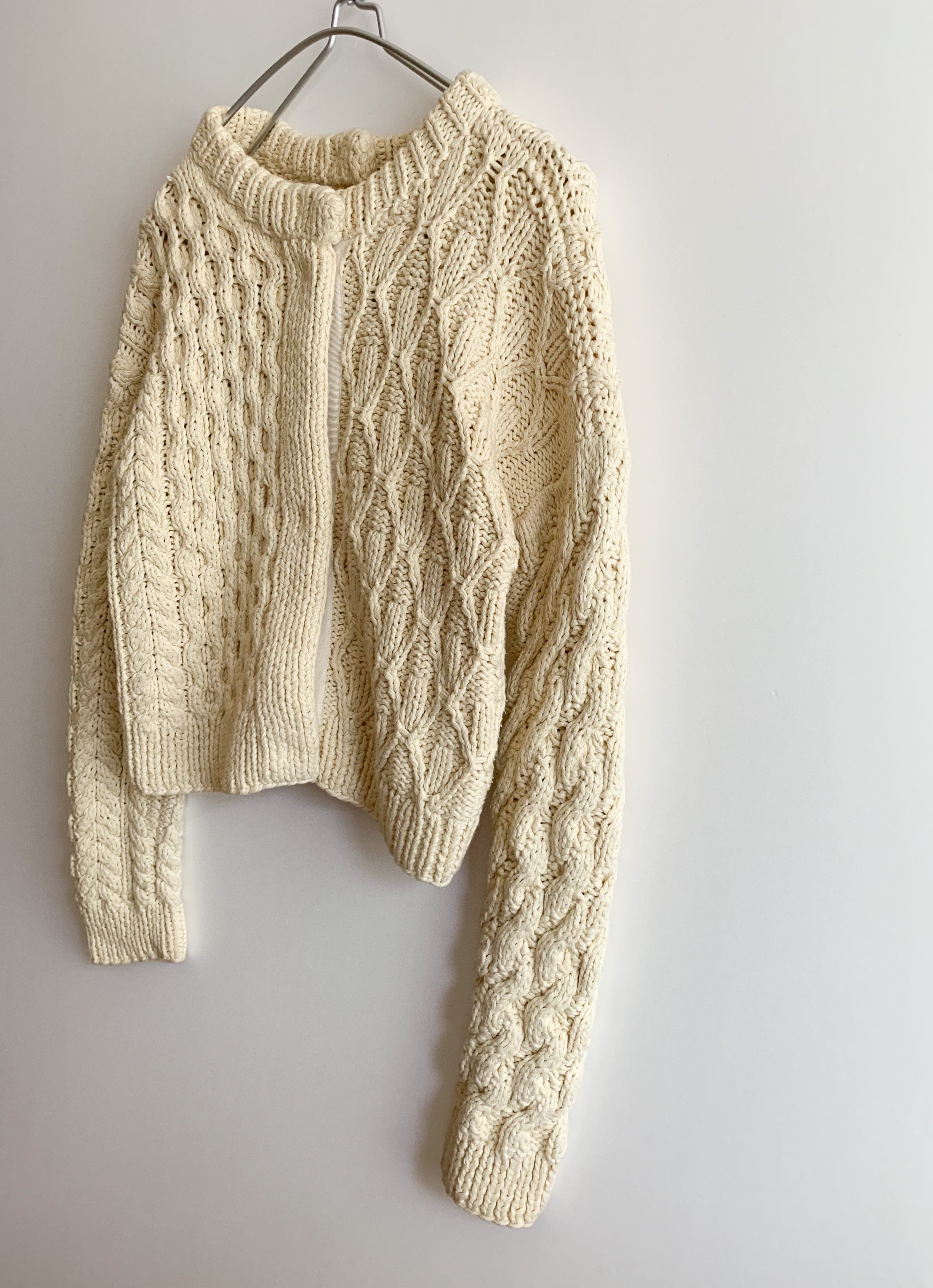 【 Maison Martin Margiela 】Cable knit cardigan