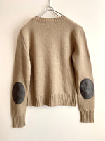画像をギャラリービューアに読み込む, 【 JIL SANDER NAVY 】Elbow patch Knit
