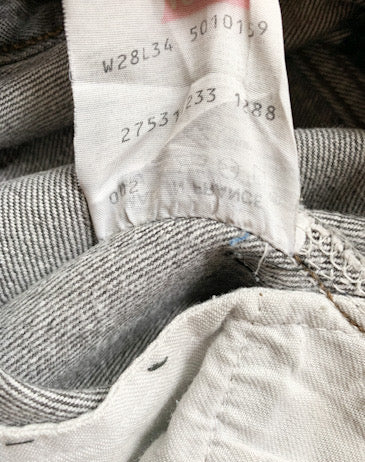 【 Wald/Basset Hound 】Slim fit Remake Levi's 501 Denim