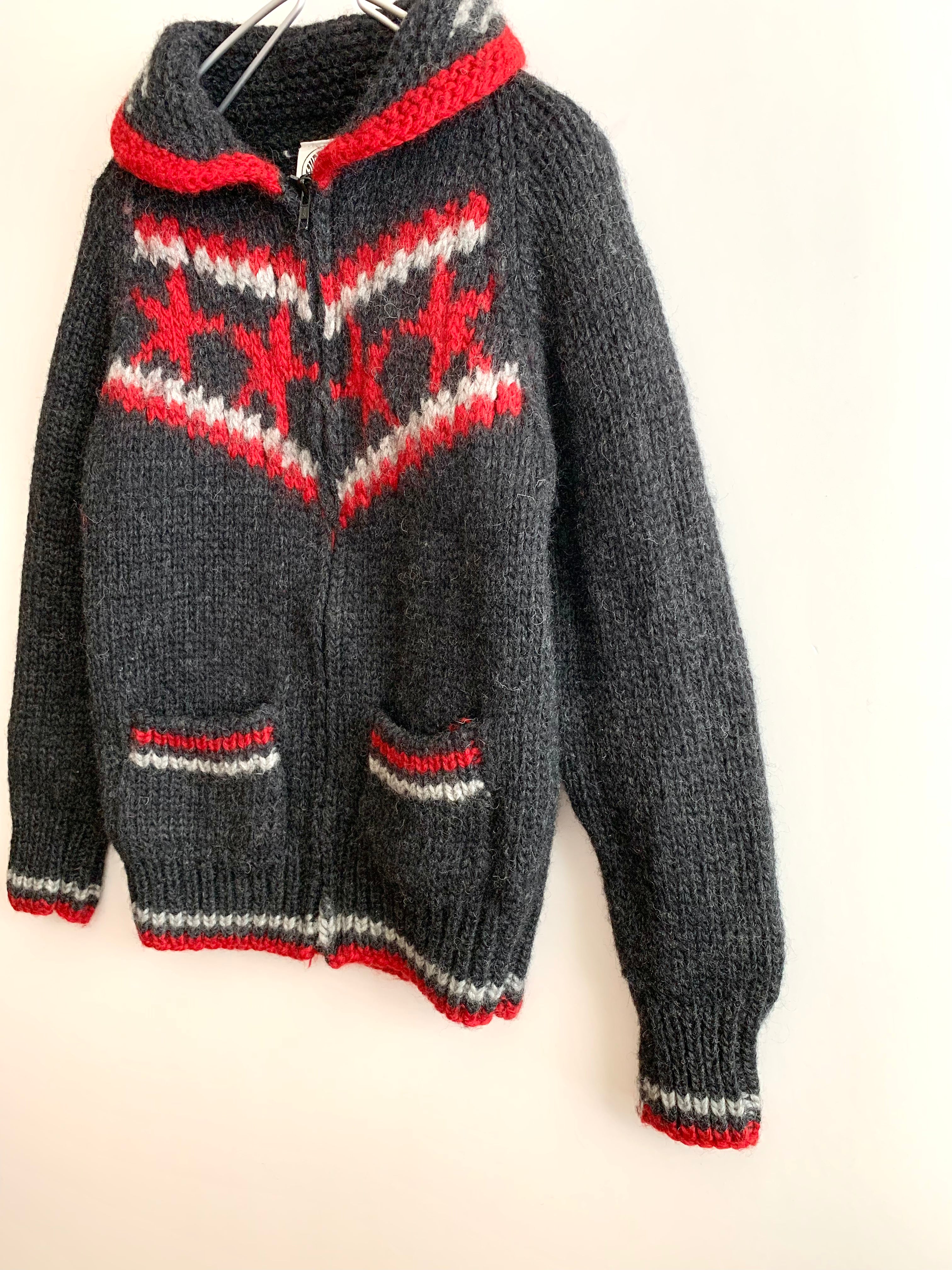 【 90s HYSTERICS GLAUMOR 】Cowichan Knit