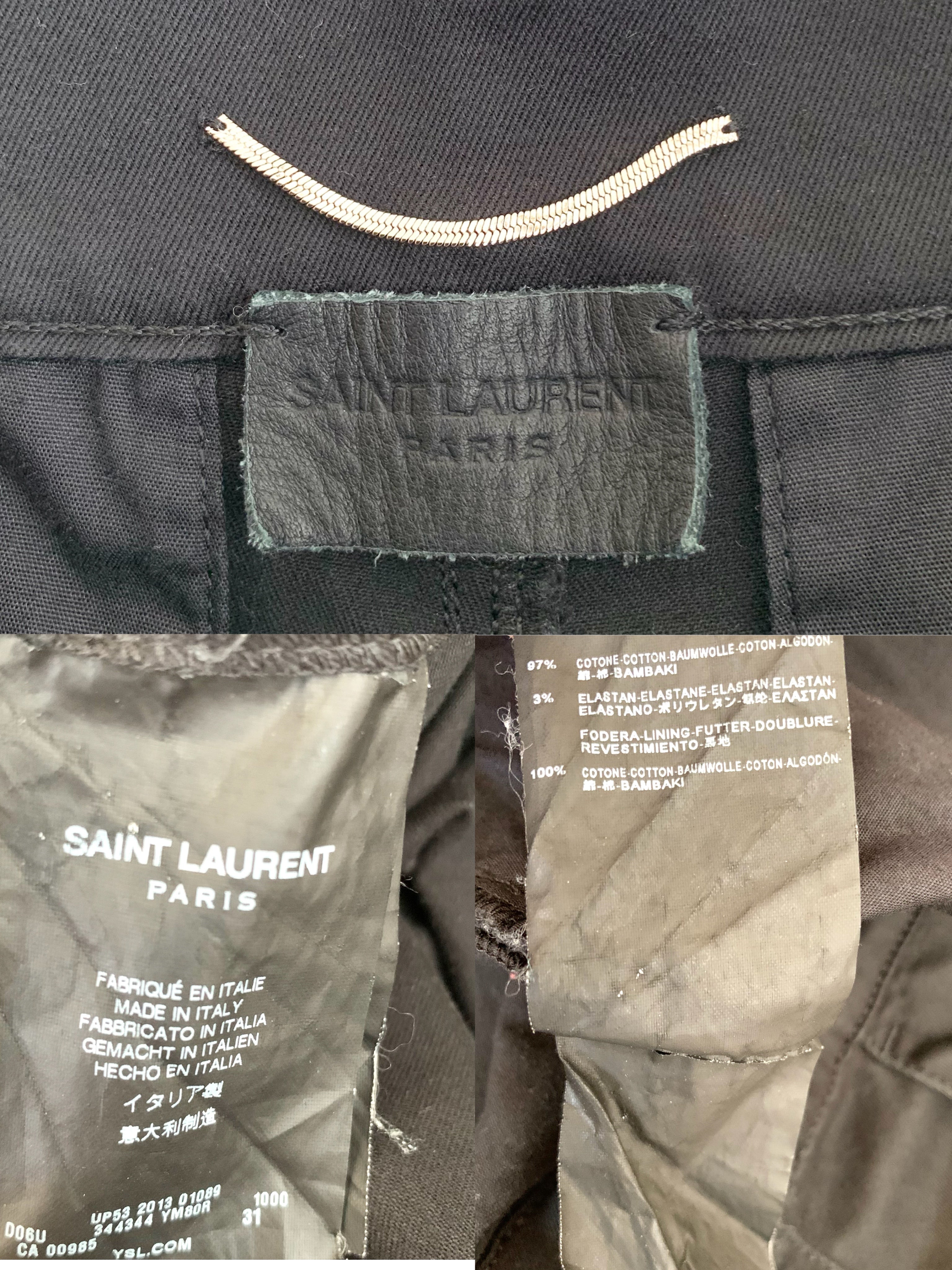 【 SAINT LAURENT Paris 】Skinny Pants