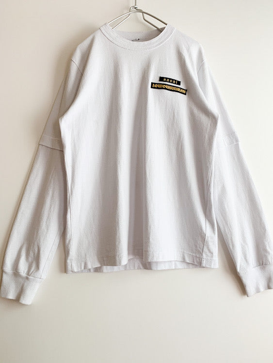 【 Sacai 】21ss Hank Wills Thomas Long Sleeve T-Shirts