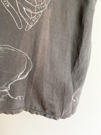 【 Vintage Leslie Arwin 】 Skeleton T-shirts