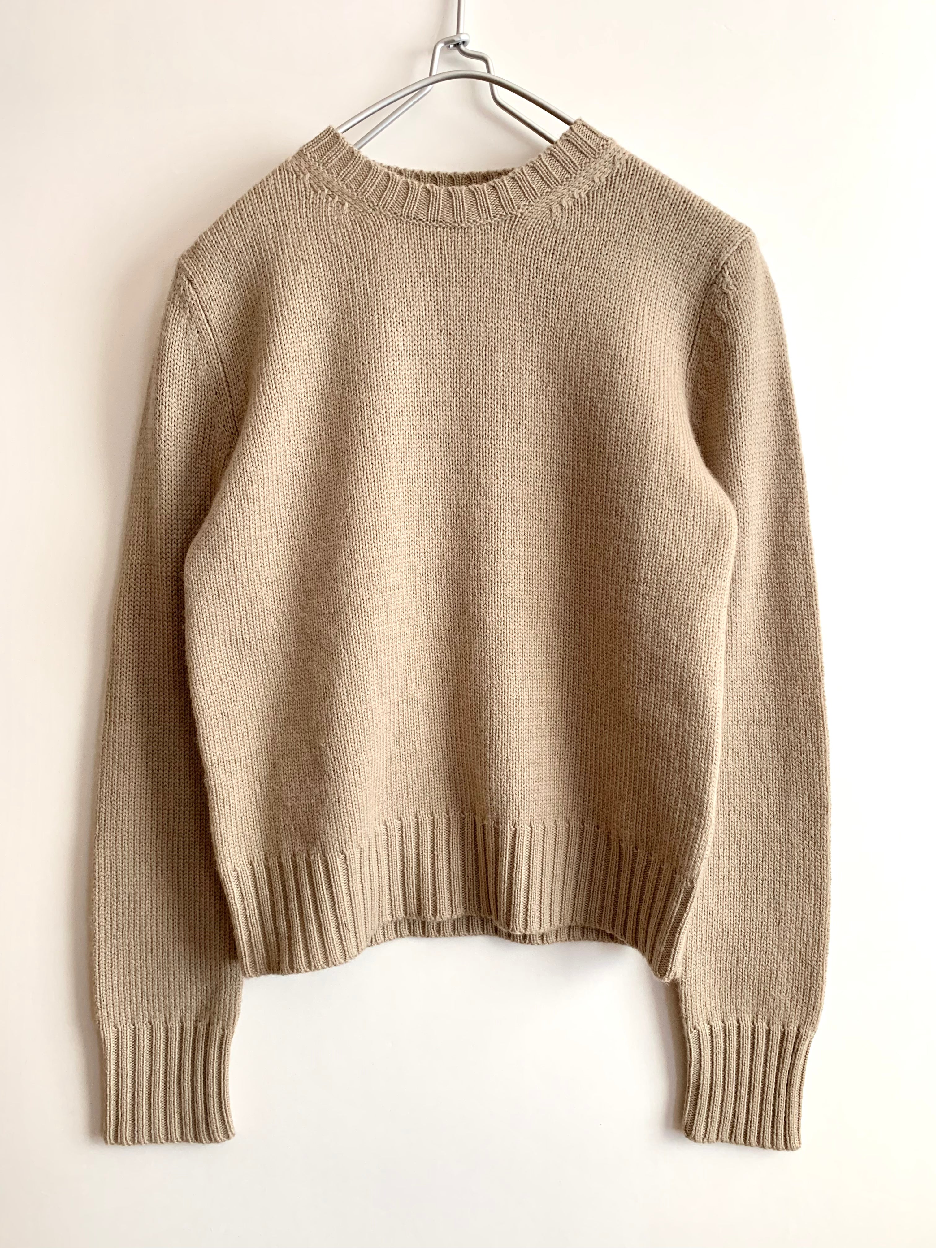 【 JIL SANDER NAVY 】Elbow patch Knit