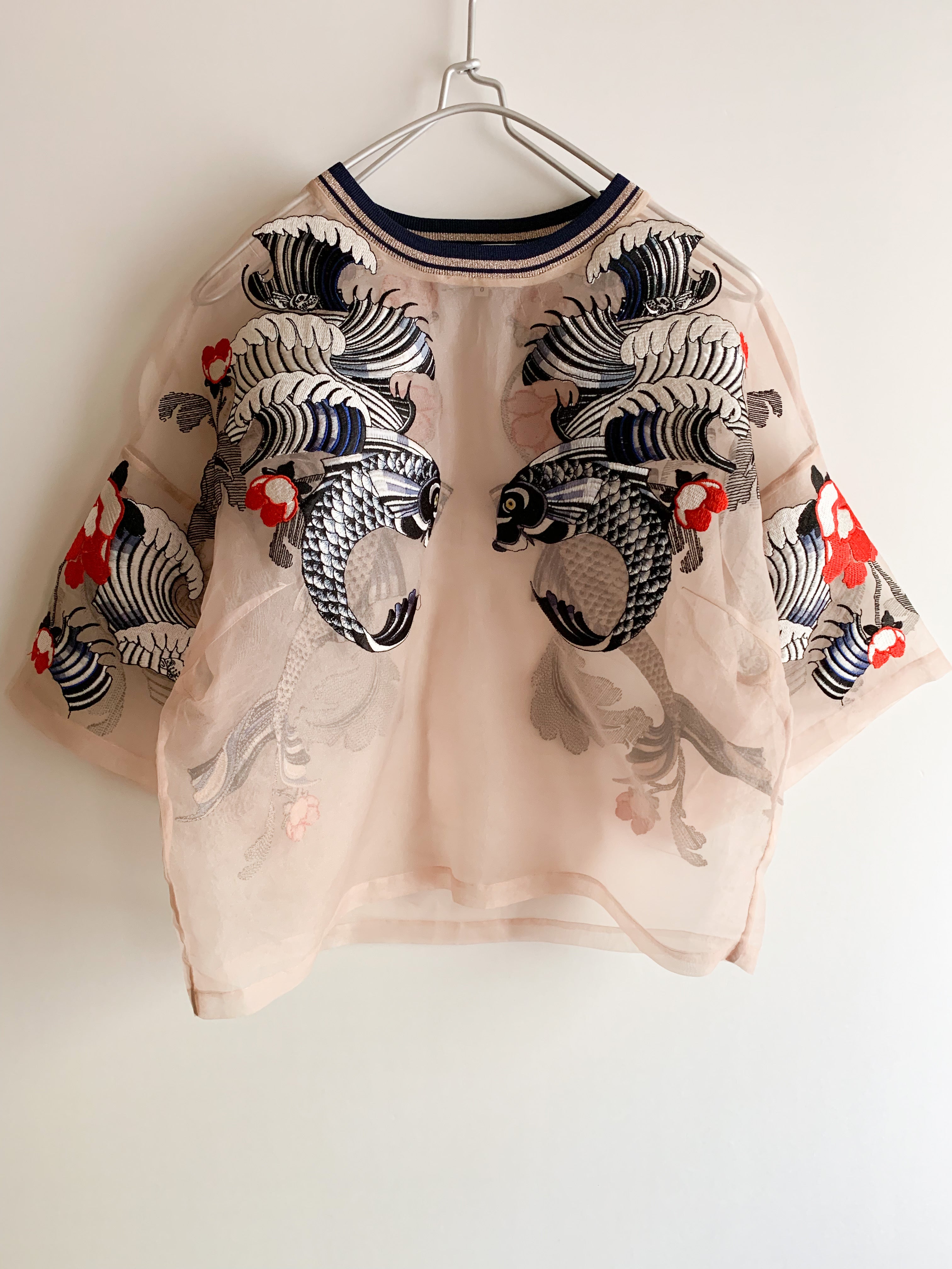 【 3.1 Phillip Lim 】Embroidered Tattoo Pull Over