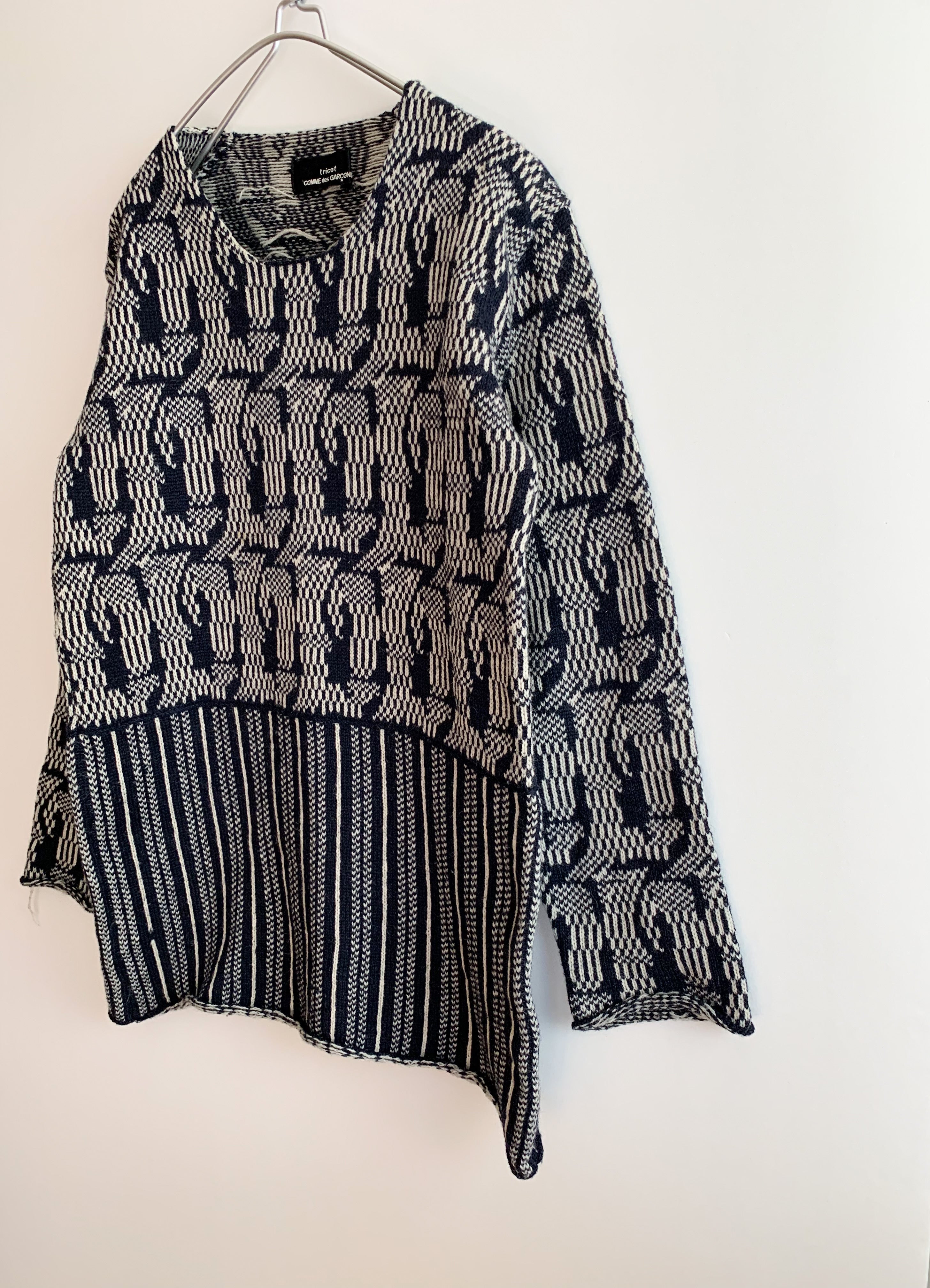 【80s tricot COMME des GARÇONS 】 Design Knit