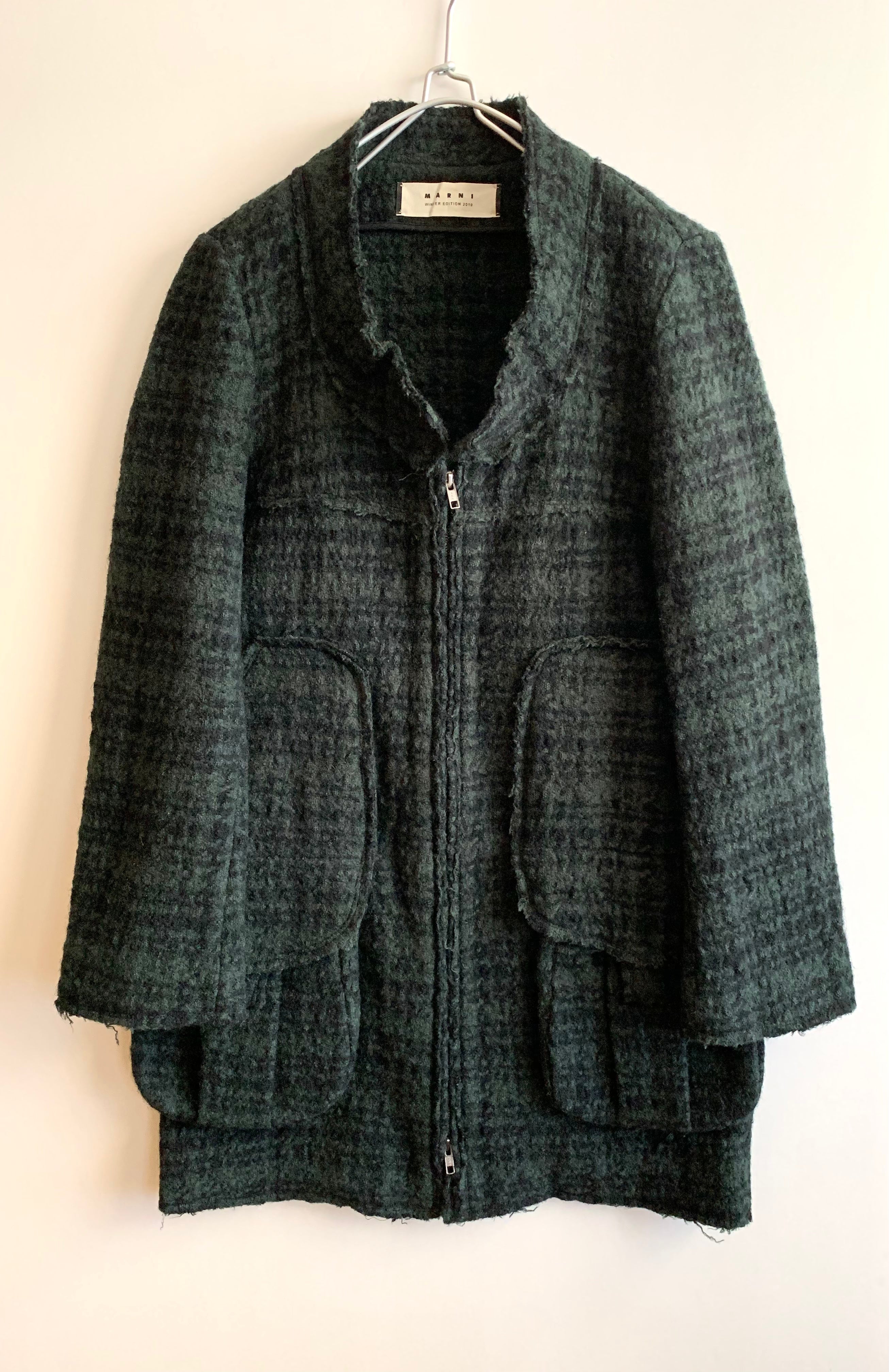 【 MARNI 】Tweed Coat
