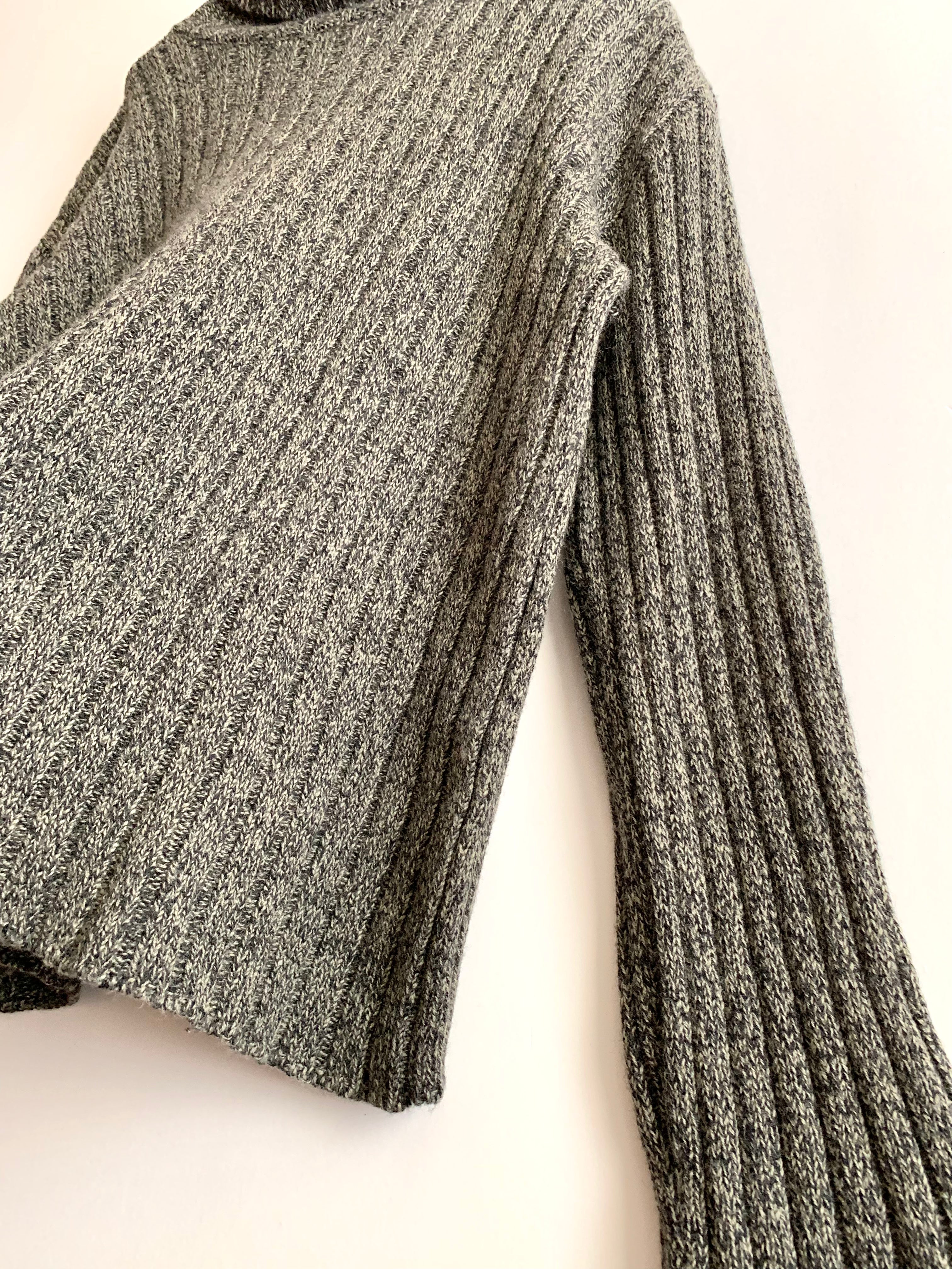 【 90s agnès b. HOMME 】Turtleneck Rib Knit