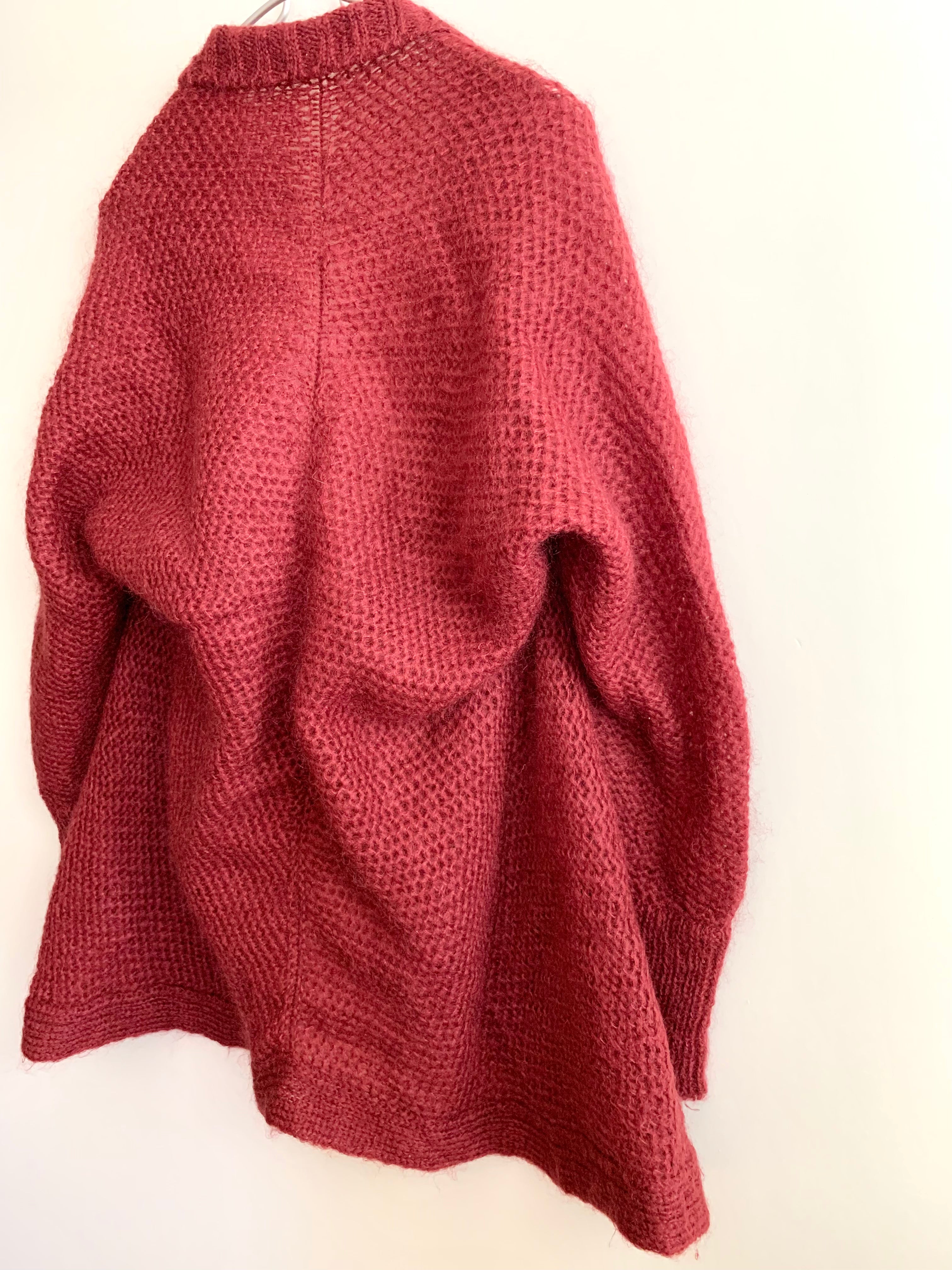 【 Y's yohji yamamoto 】 mohair knit cardigan