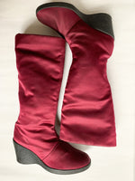 画像をギャラリービューアに読み込む, 【 MM6  Maison Margiera 】 Satin Long Boots
