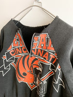 画像をギャラリービューアに読み込む, 【 77Circa 】College Print Remake Design Sweat
