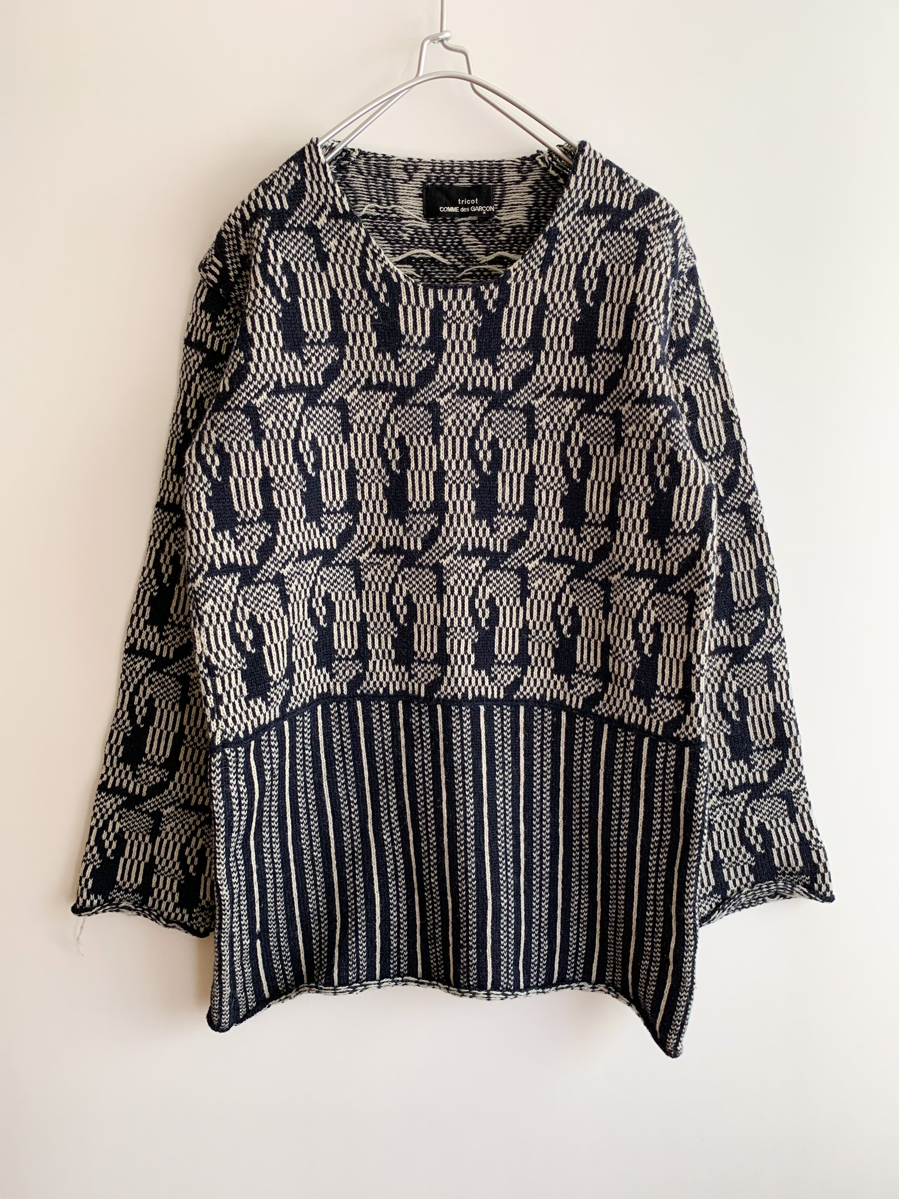 【80s tricot COMME des GARÇONS 】 Design Knit