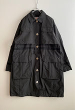 画像をギャラリービューアに読み込む, 【 HUNTER 】W REFINED TRENCH COAT
