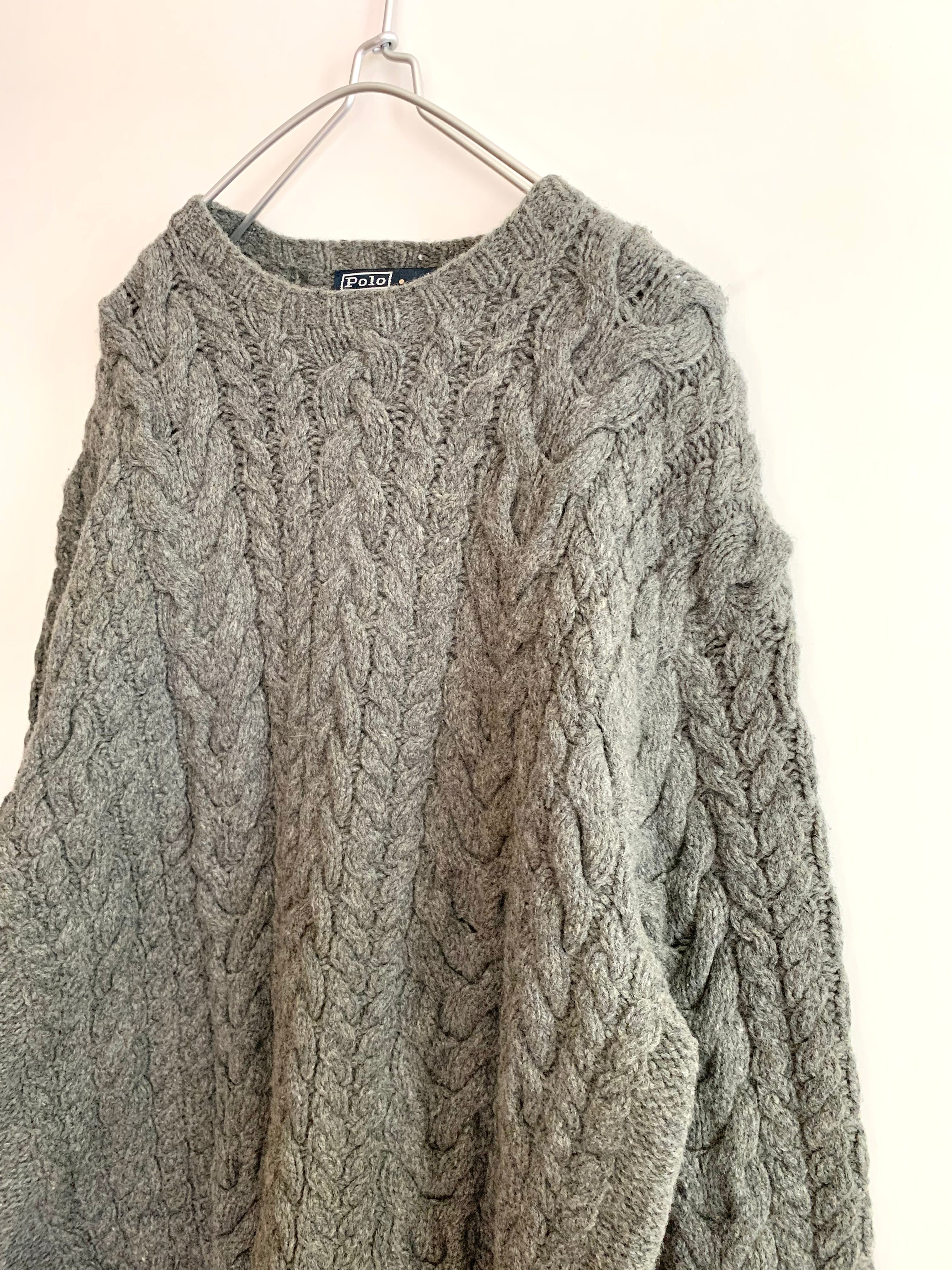 【 90s POLO Ralph Lauren 】cable Knit
