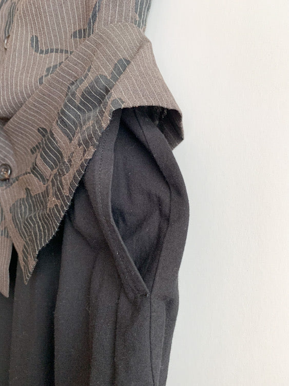 【 90s tricot COMME des GARCONS 】Layered No sleeve One Piece