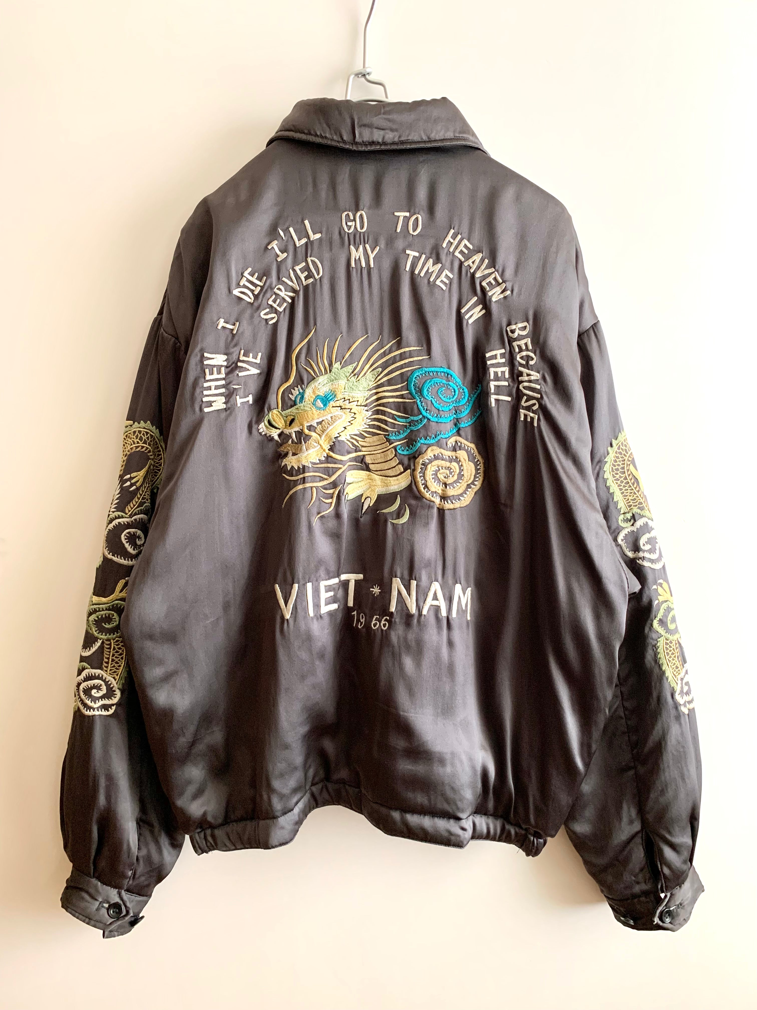 【 90s Dog Houes 】Reversible Vietnam Jacket