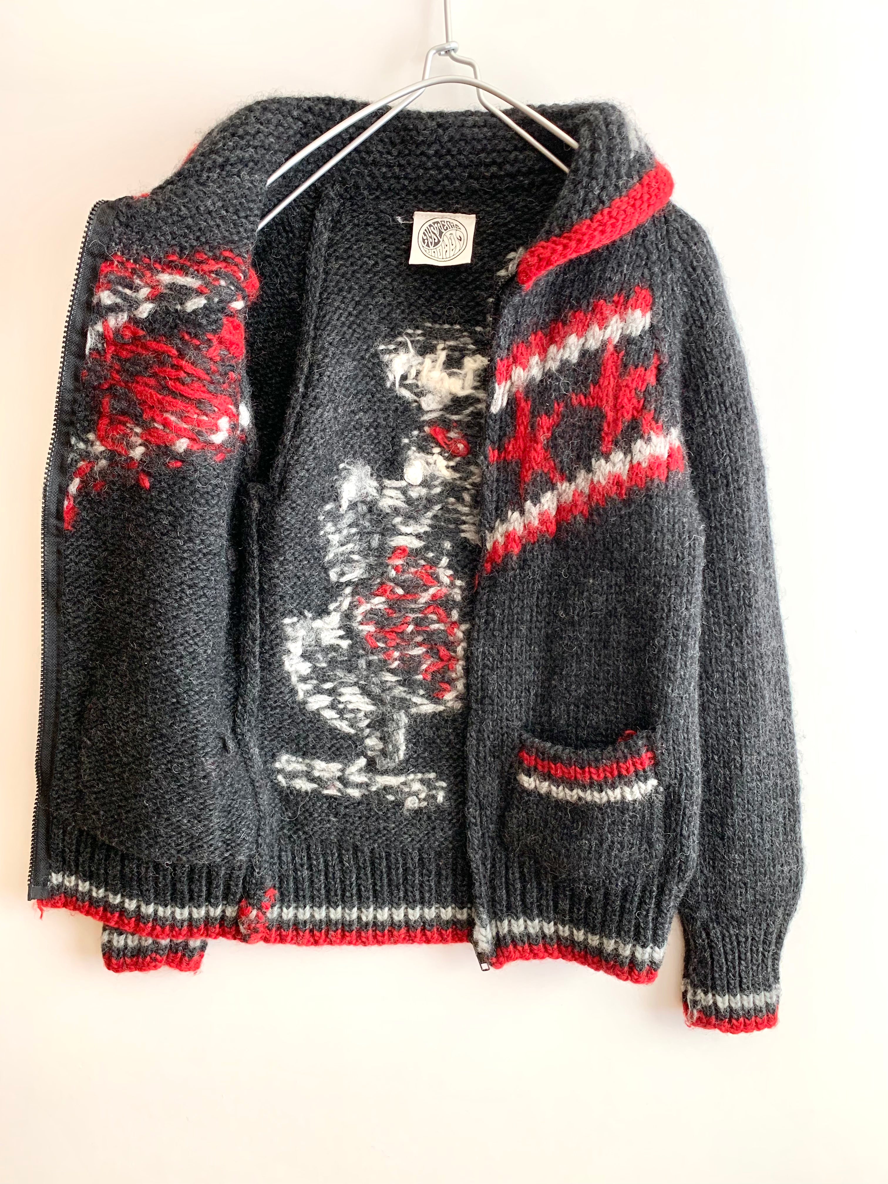 【 90s HYSTERICS GLAUMOR 】Cowichan Knit