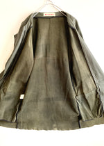 画像をギャラリービューアに読み込む, 【 MARNI 】 Short Sleeve Leather coat
