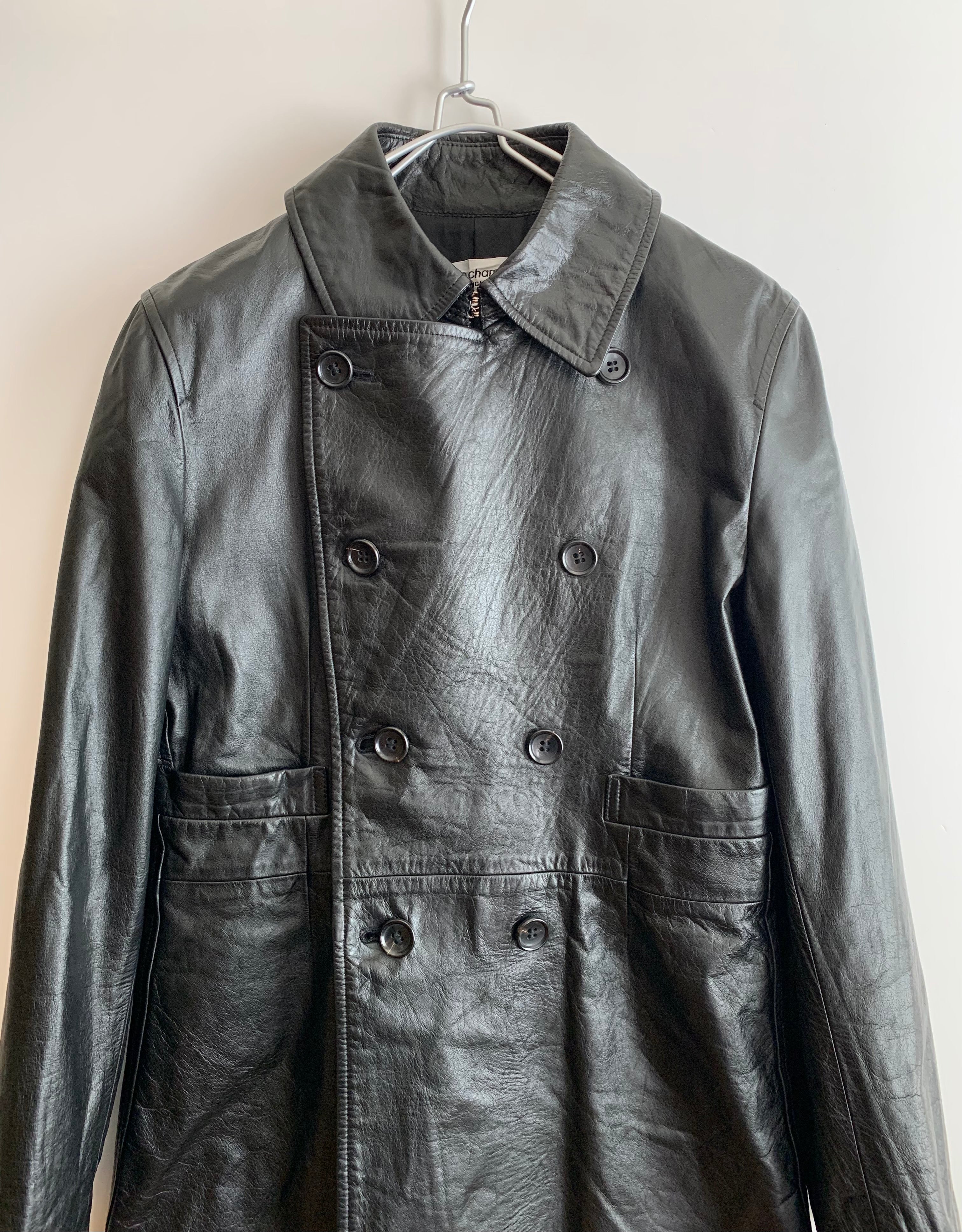 【 robe de  chambre COMME des GARCONS 】Leather Coat