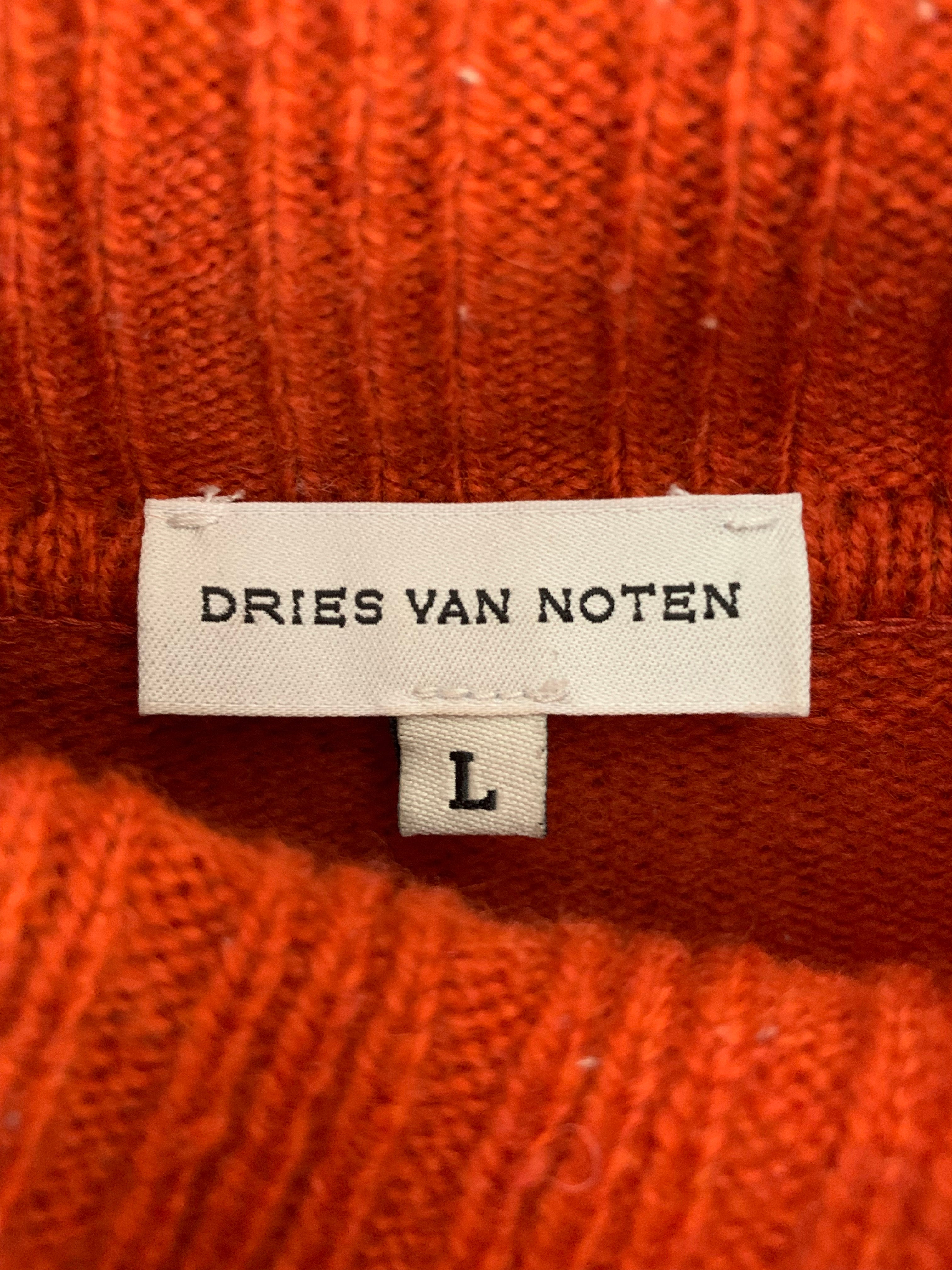 【 DRIES VAN NOTEN 】 HIGH NECK KNIT