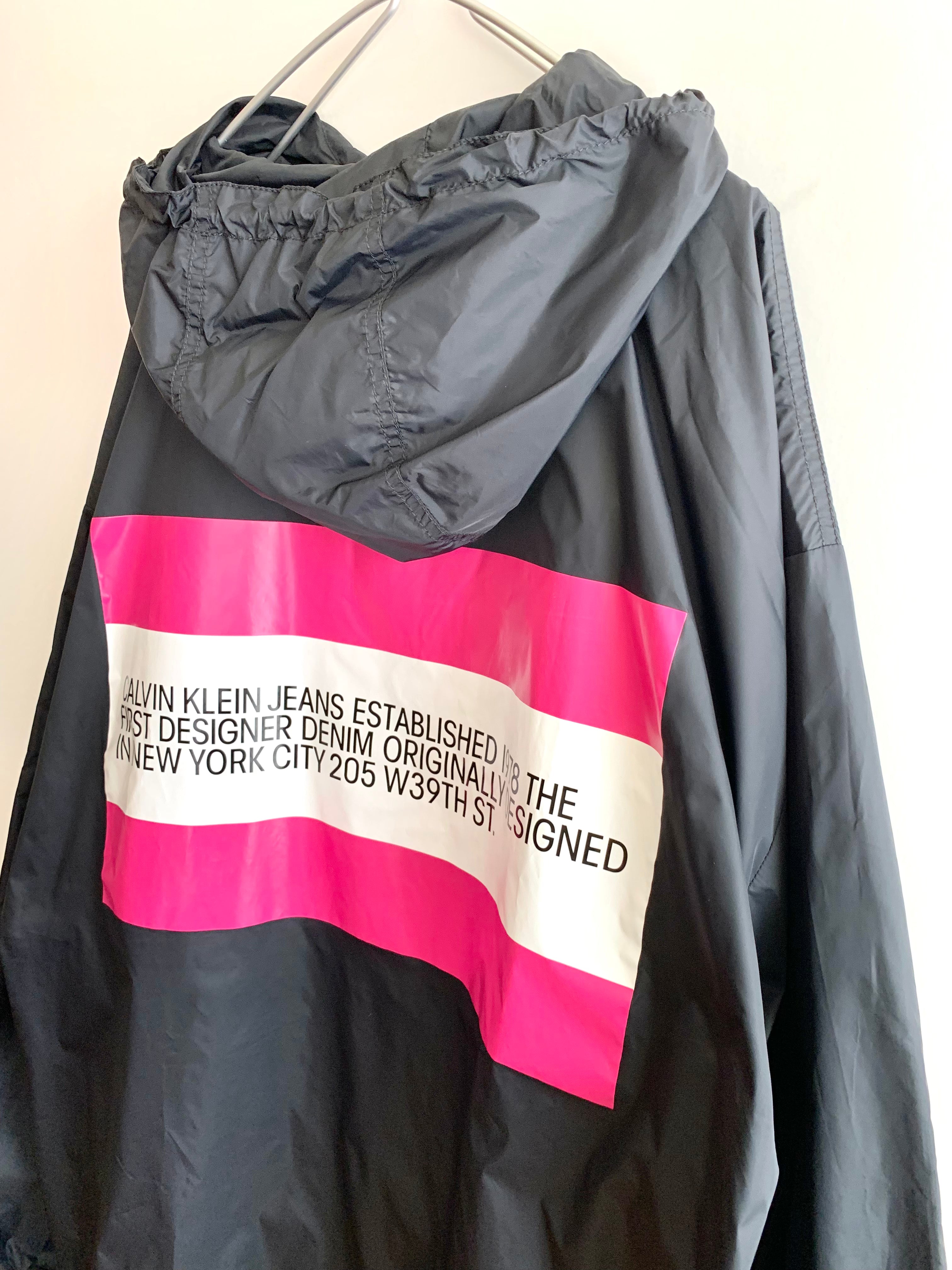 【 CALVIN KLEIN JEANS EST.1978 】Raf Simos Anorak Hoodie