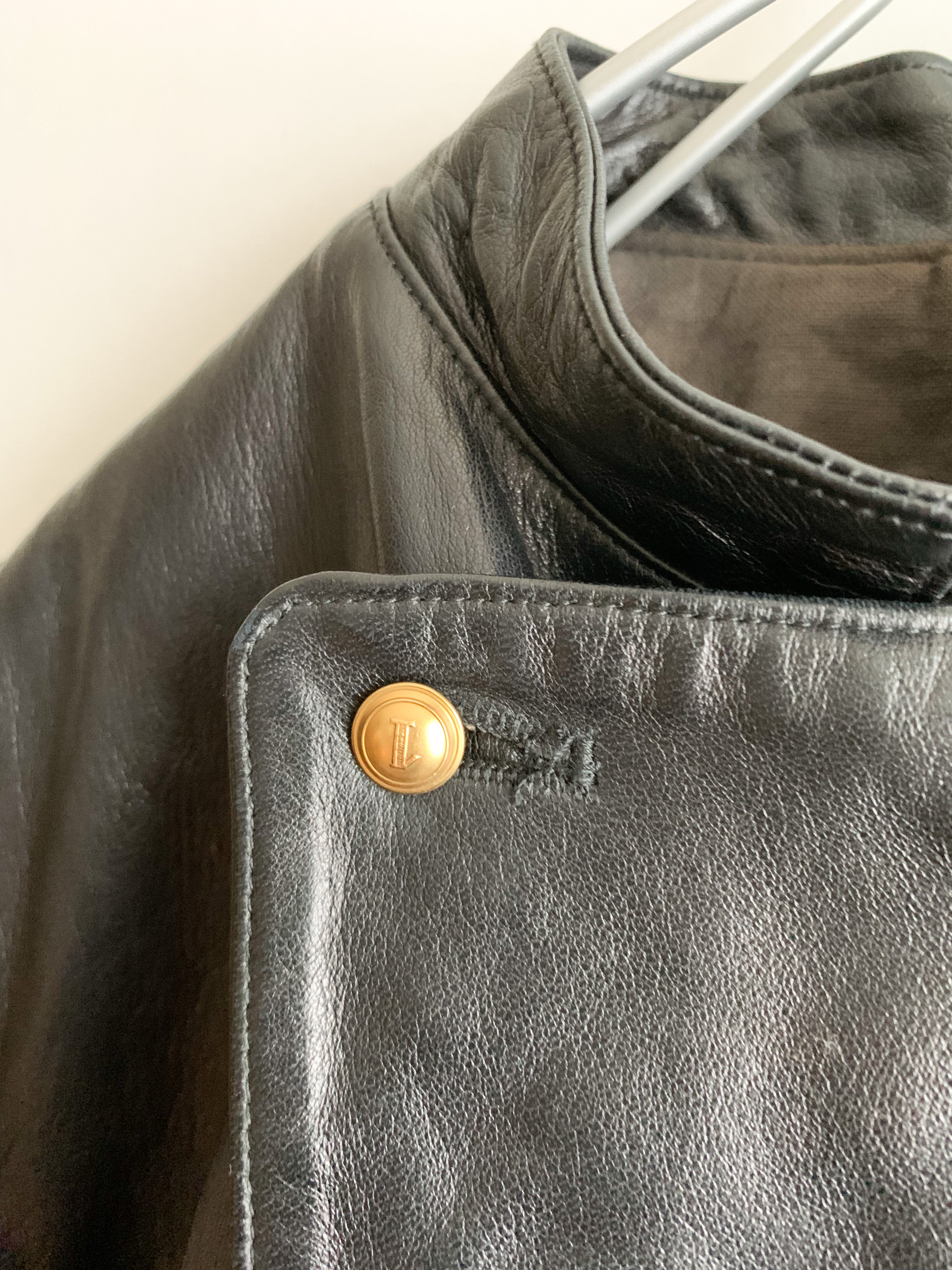 【 agnes b. SPECIAL 】 Napoleon Style Leather Jacket