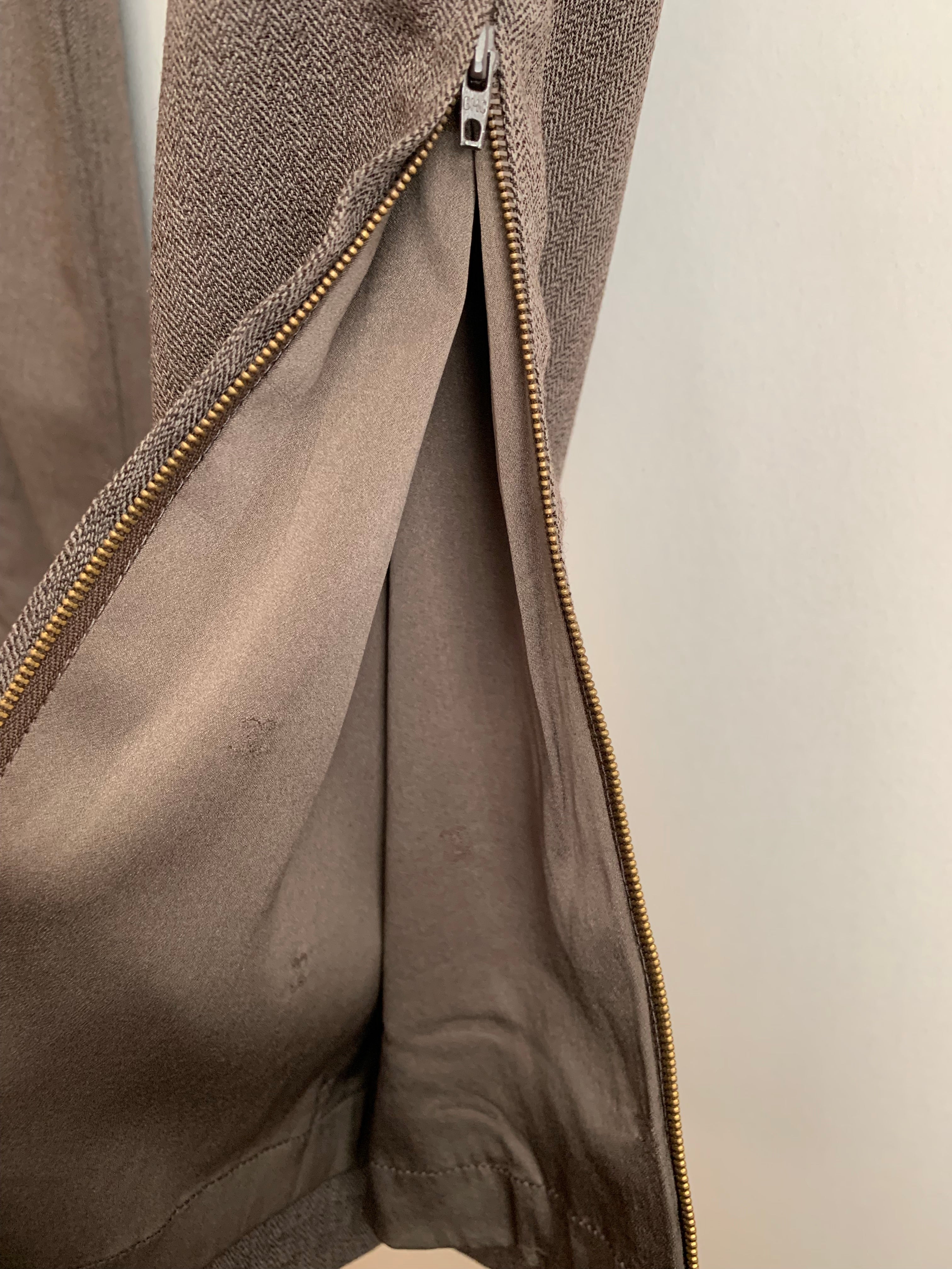 【 CHANEL 】 SIDE ZIP PANTS