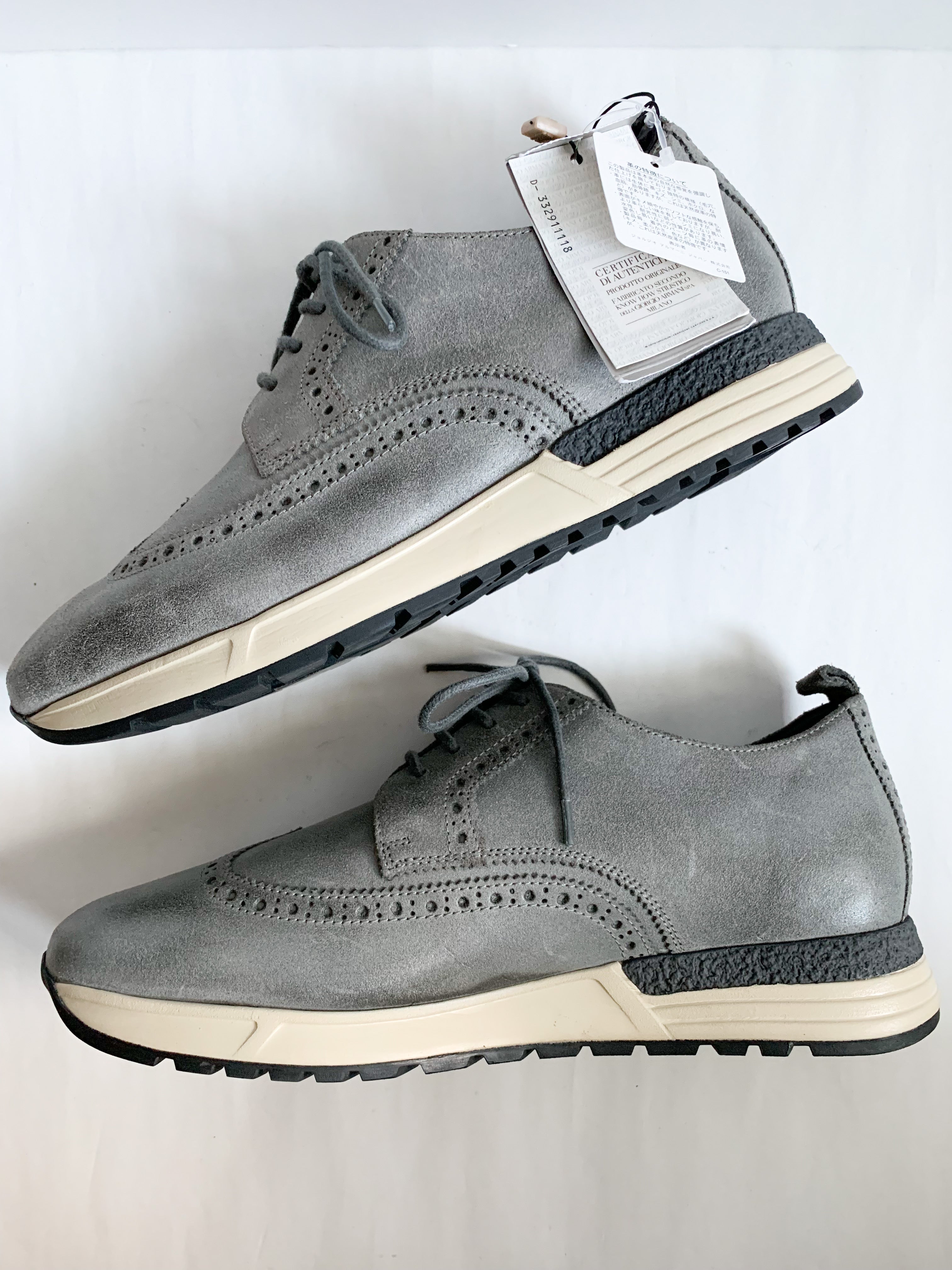 【ARMANI COLLEZIONI 】 LEATHER SHOES