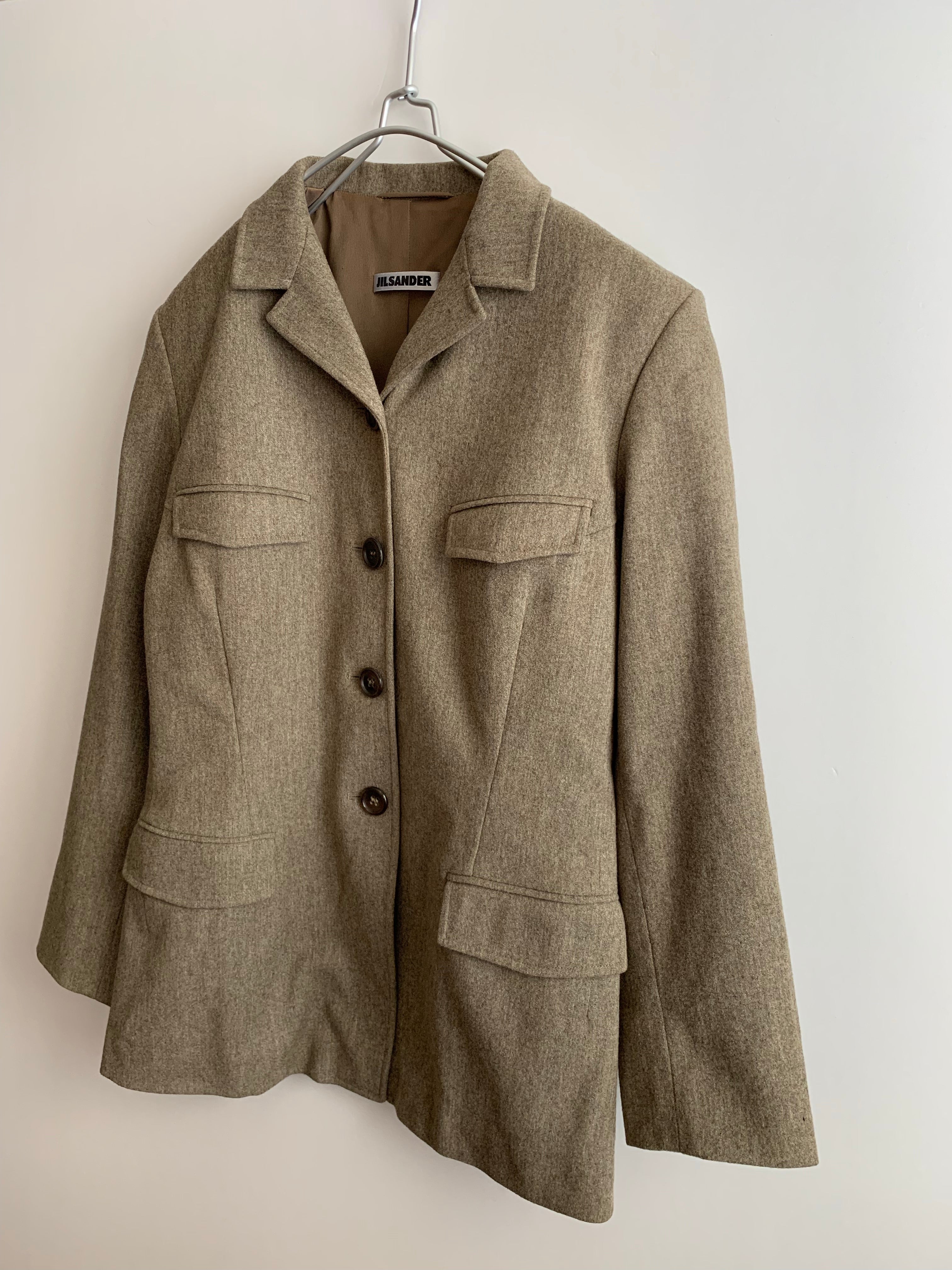 【 JIL SANDER 】 WOOL JACKET
