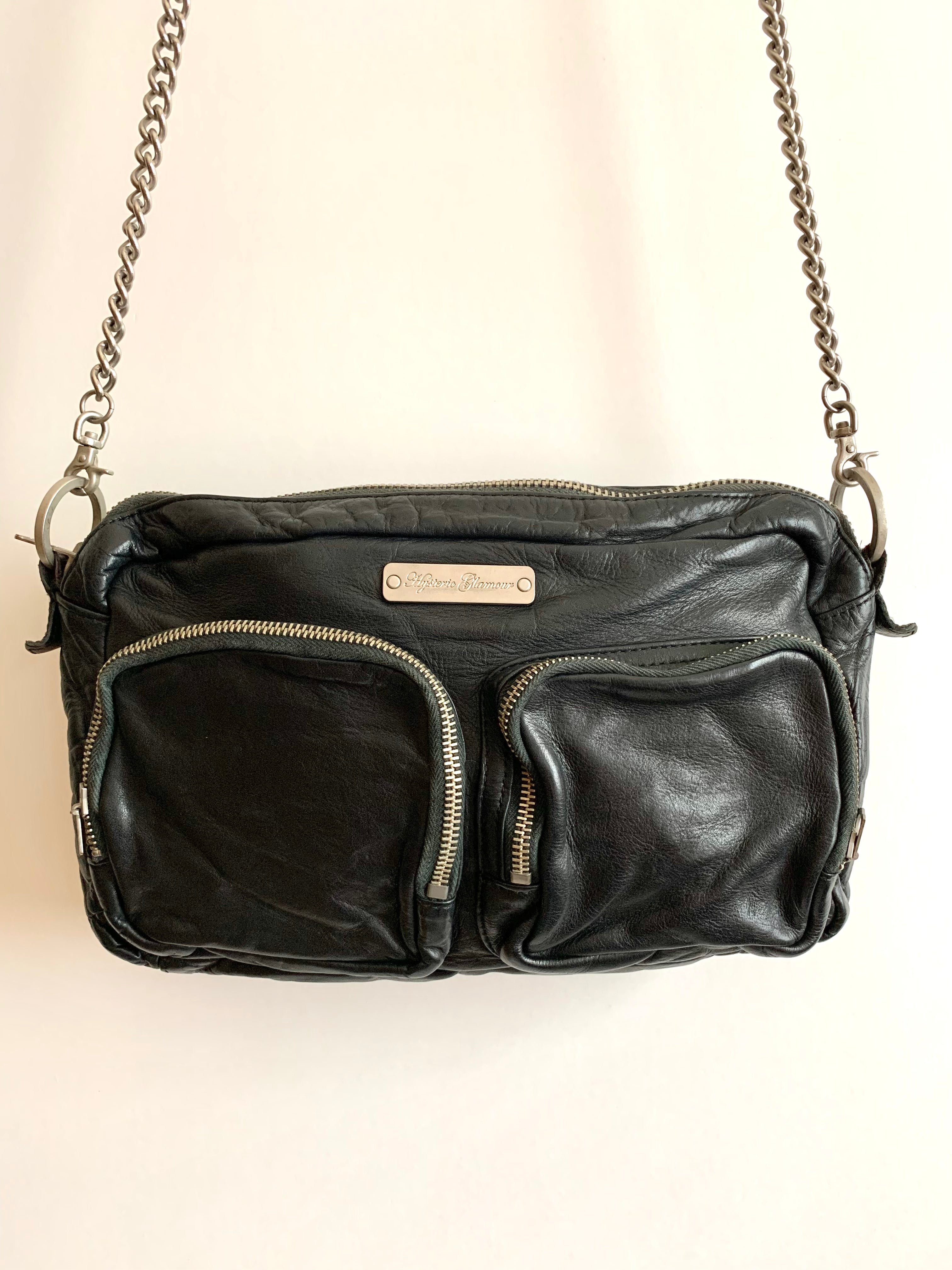 【 HYSTERIC GLAMOUR 】Chain Leather shoulder Bag