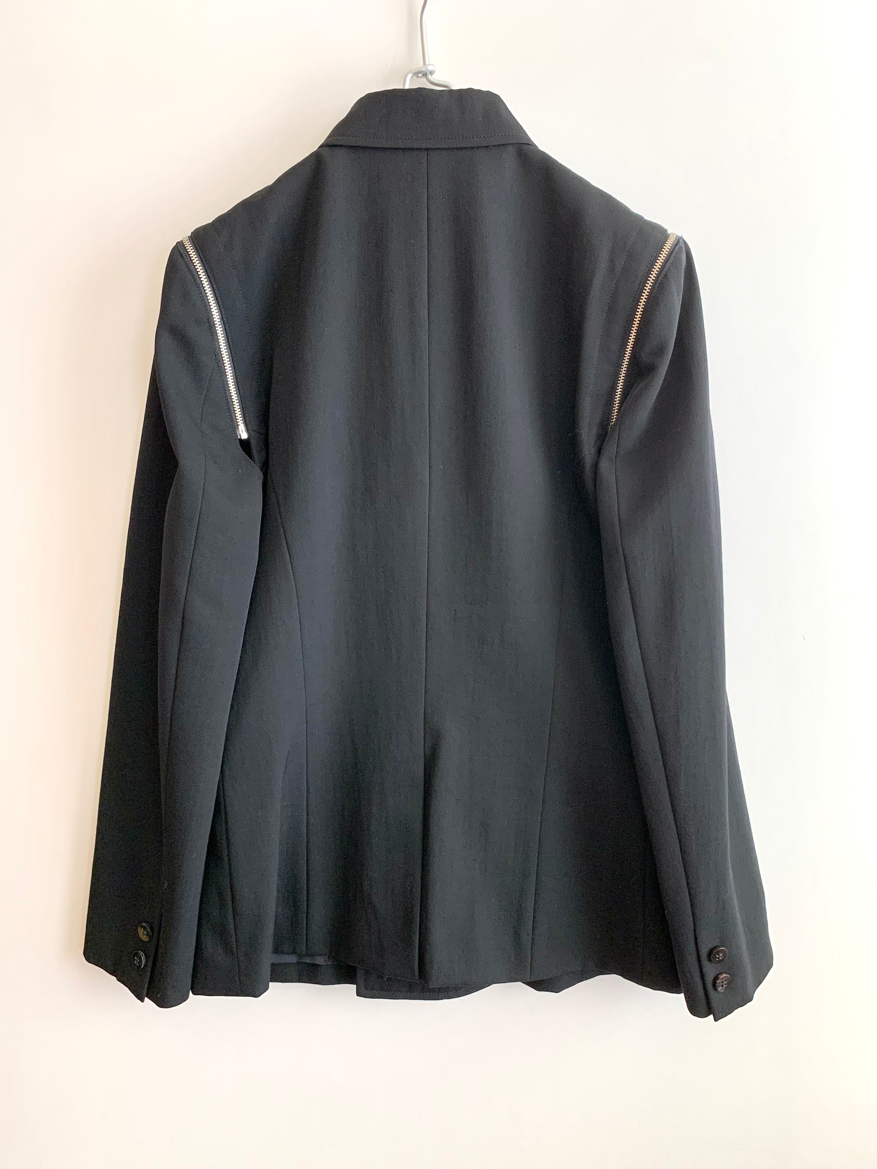 【 90s tricot COMME des GARÇONS 】2way Double Design Tailord Jacket
