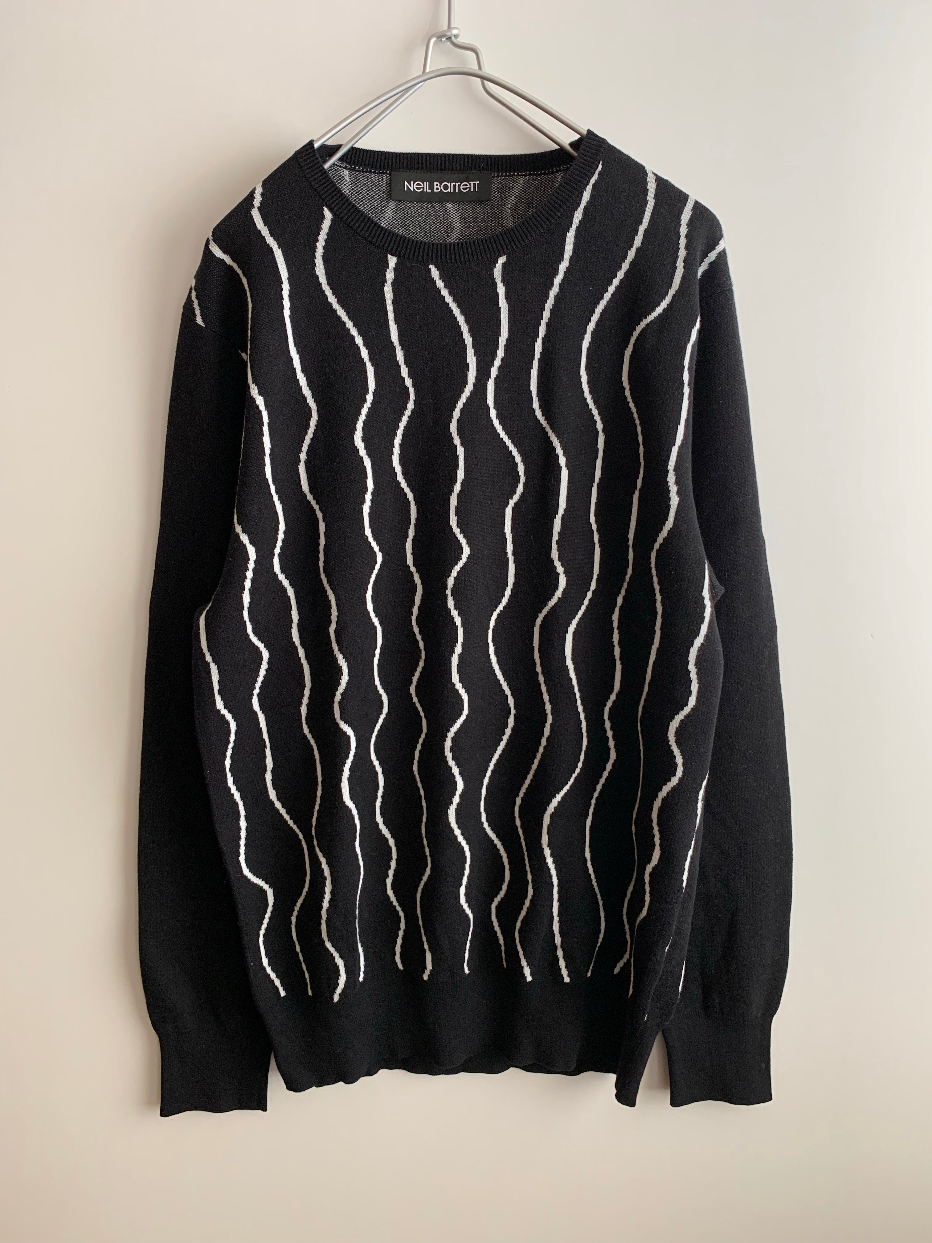 【 NeIL Barrett 】Thunderbolt Knit