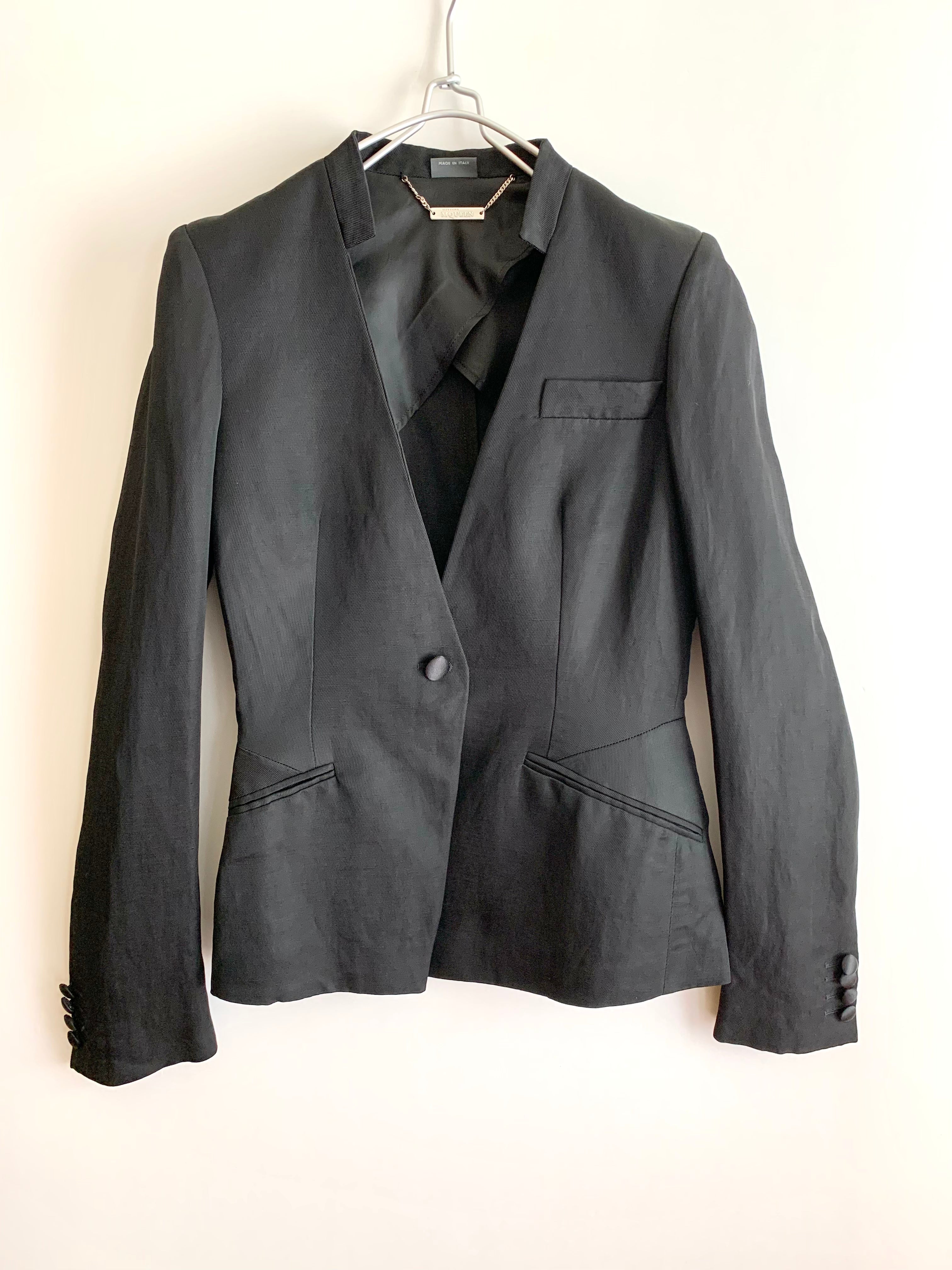 【 ALEXANDER McQEEN 】Linen Jacket