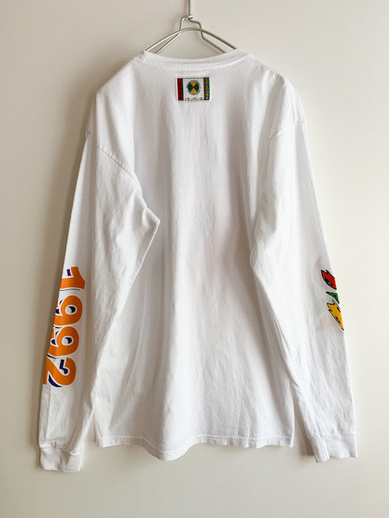 【 CROSS COLOURS 】 "TLC" Print Long Sleeve T-Shirts