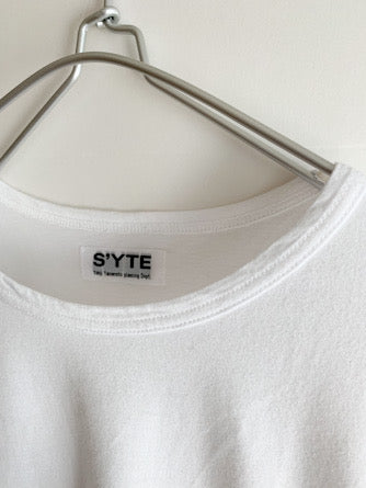【 S'YTE Yohji Yamamoto 】Side zip T-shirts