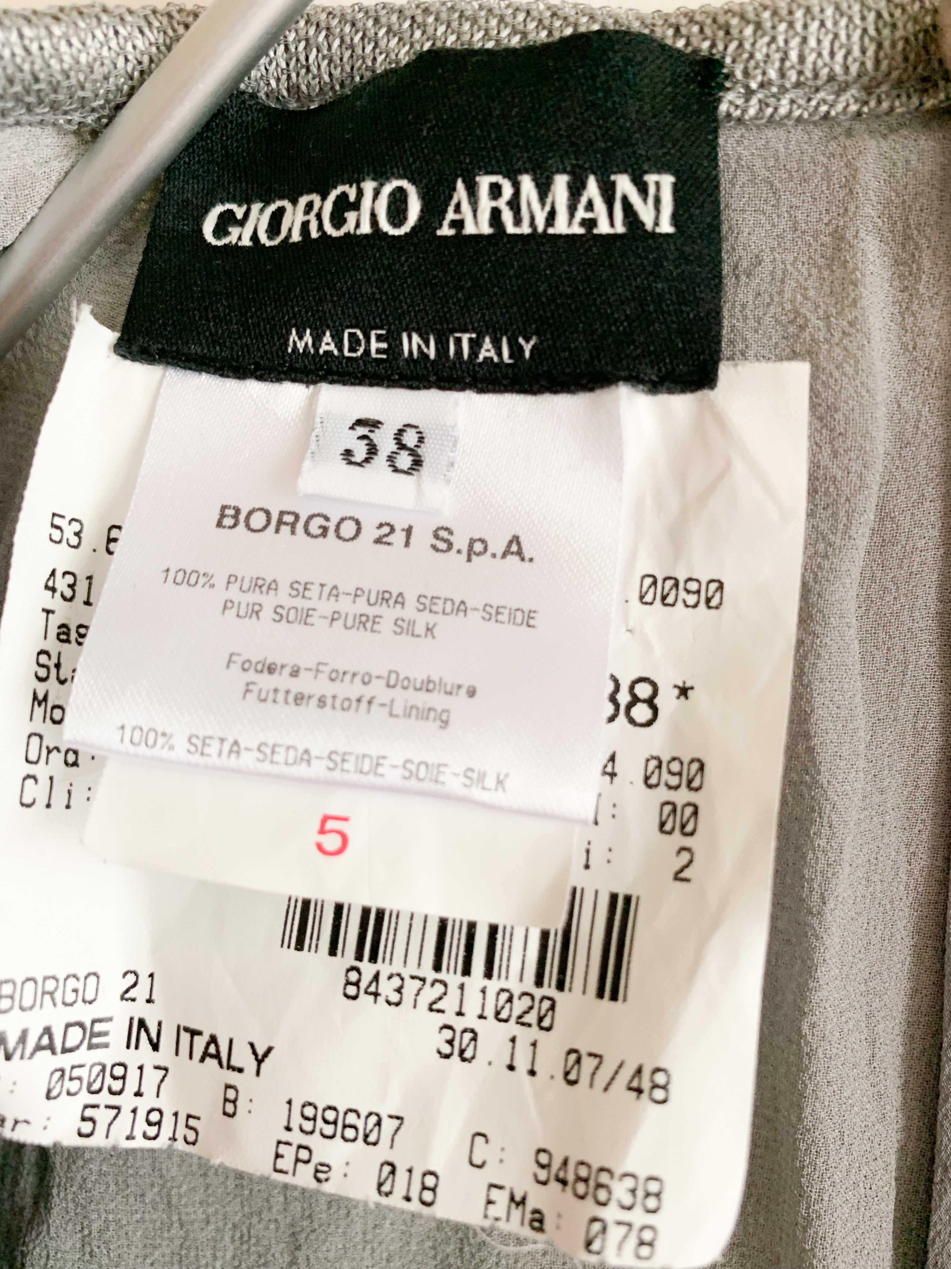 【 GIORGIO ARMANI 】Mesh Ponccho