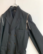 画像をギャラリービューアに読み込む, 【 90s tricot COMME des GARÇONS 】2way Double Design Tailord Jacket
