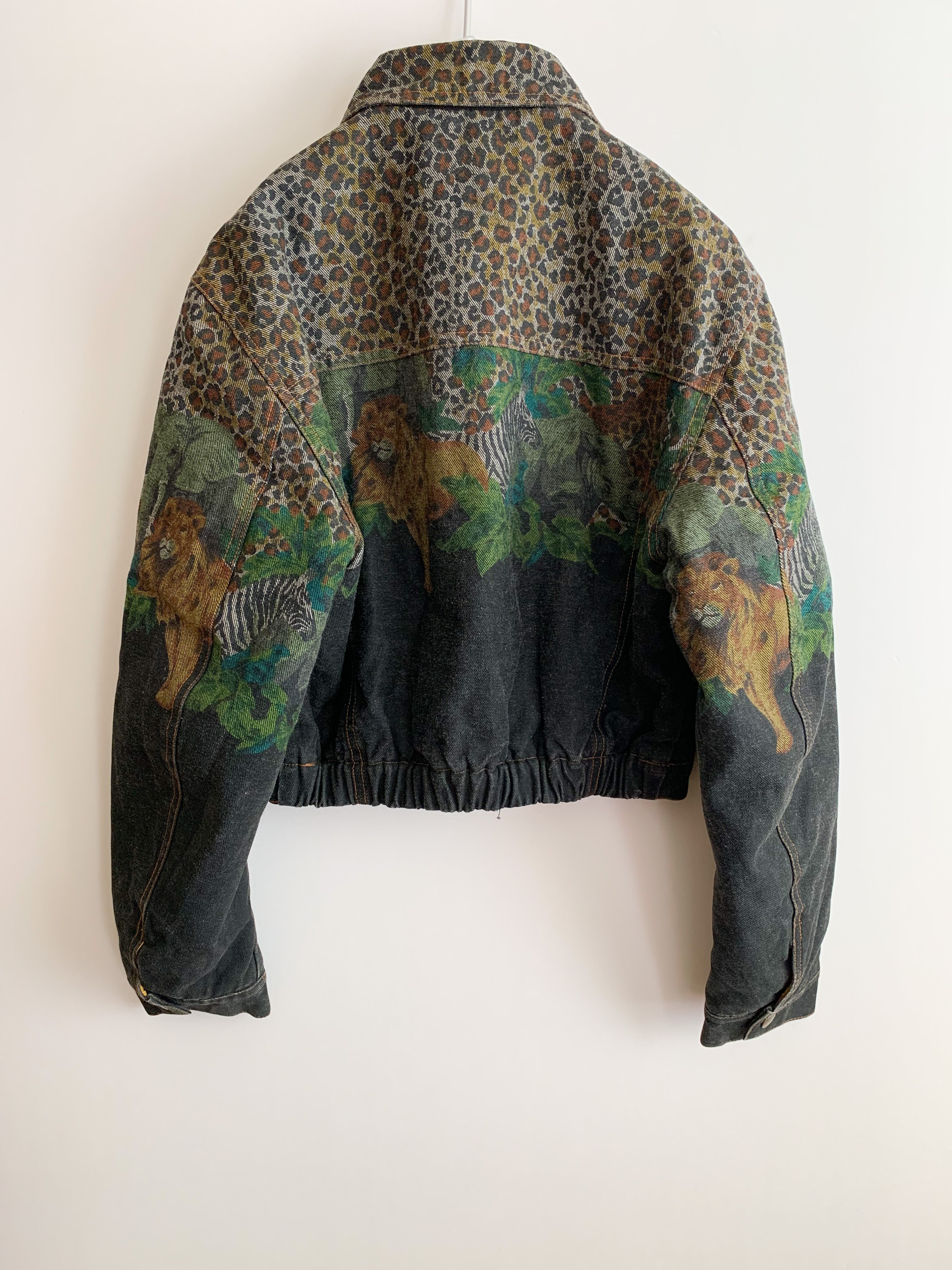 【 90s KENZO 】Safari Design Denim Jacket