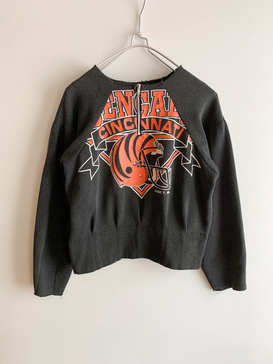 【 77Circa 】College Print Remake Design Sweat