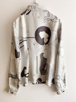 画像をギャラリービューアに読み込む, 【 Salvatore Ferragamo 】Satin Shirts
