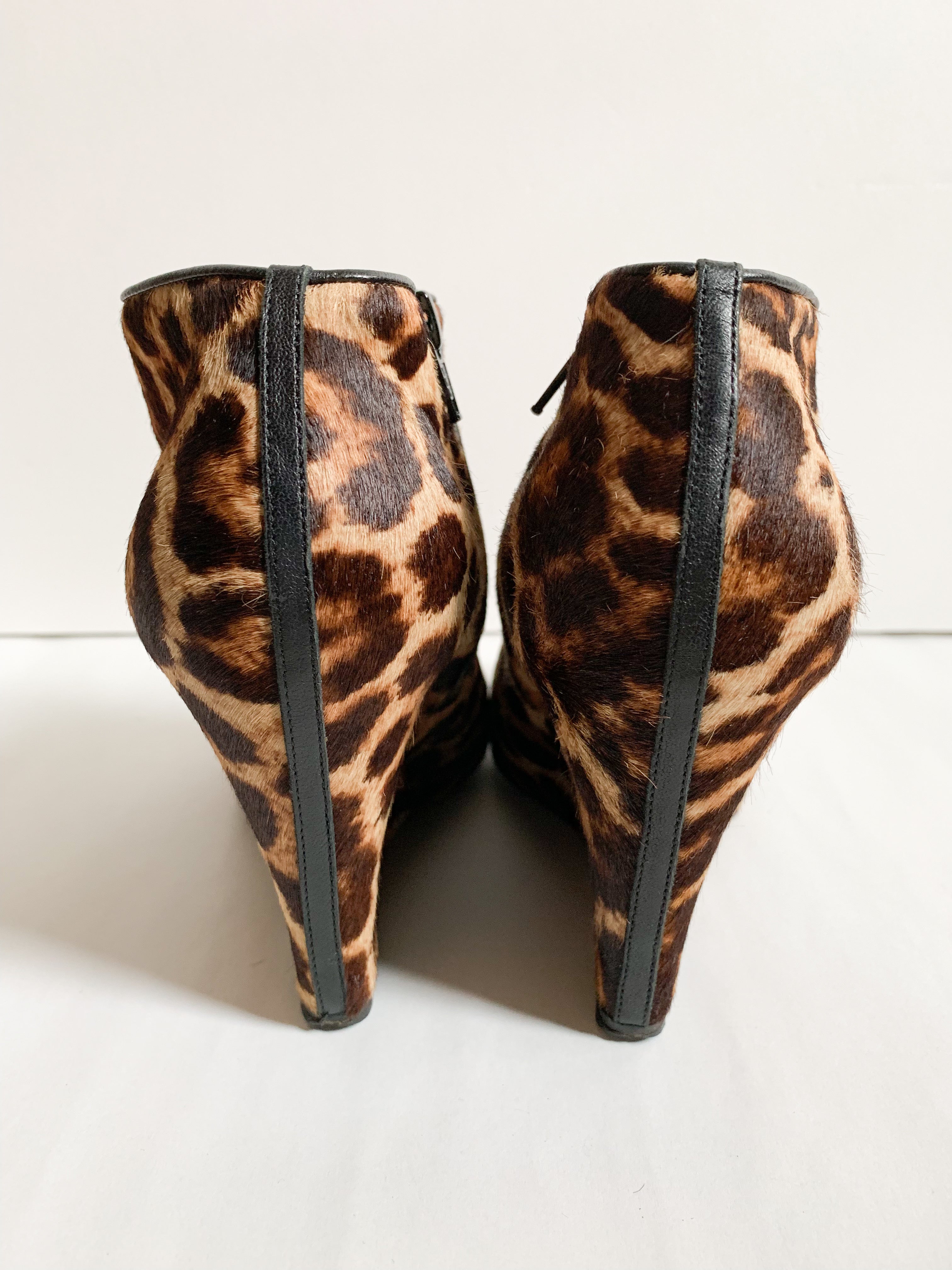 【 Christian Louboutin 】 Leopard Boots