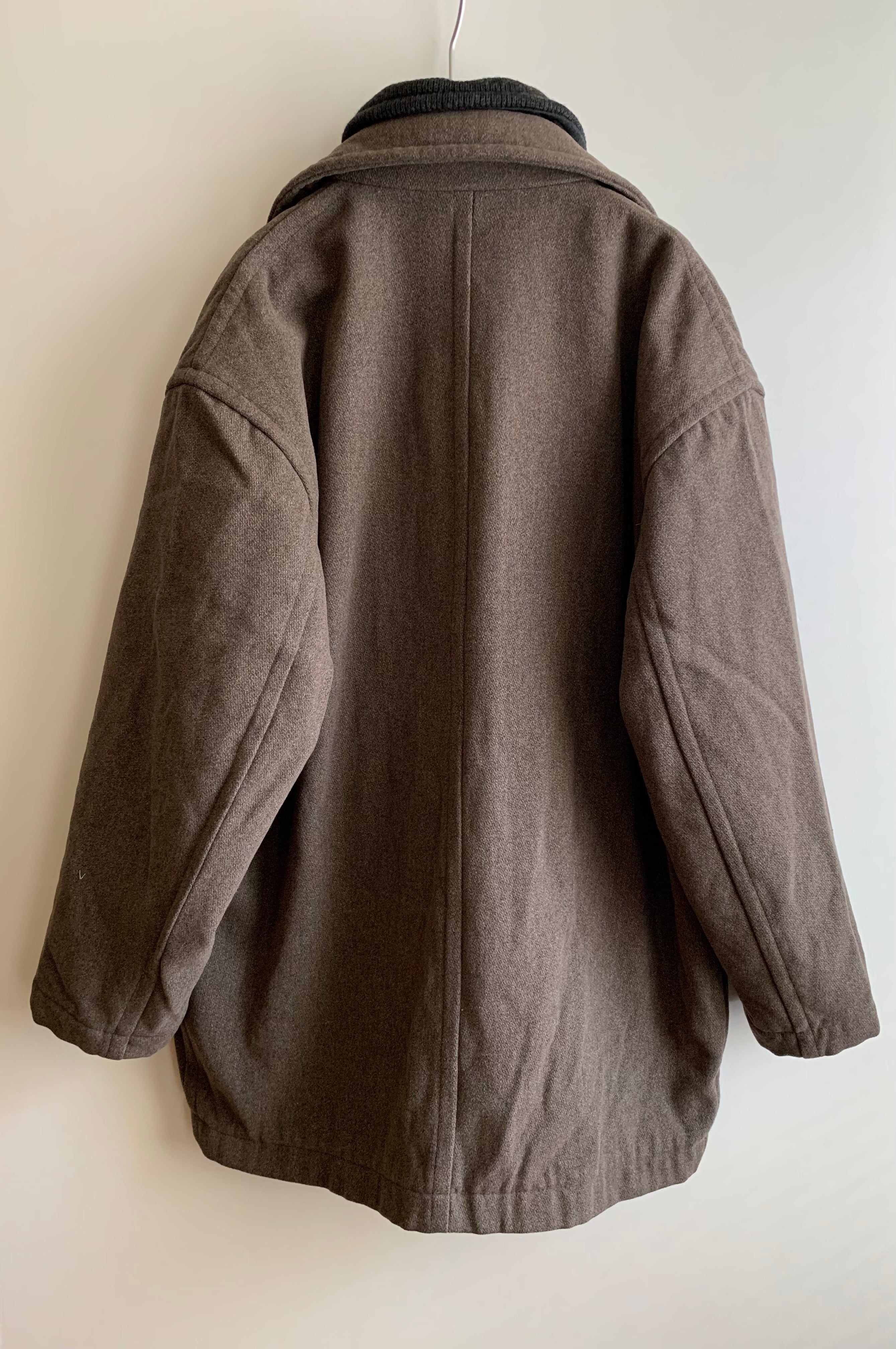 【 HUGO BOSS 】Layered Woo Coat