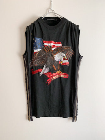 【 DSQUARED2 】 American No-Sleeve T-shirts