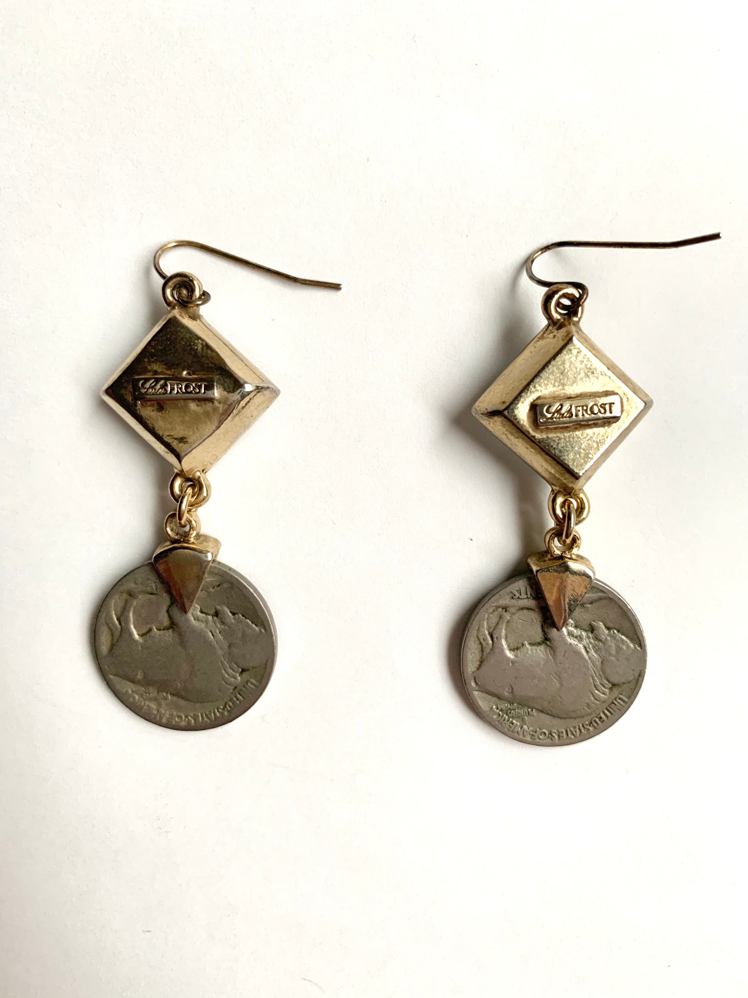 【 LULU FORST 】  5cents Design earrings