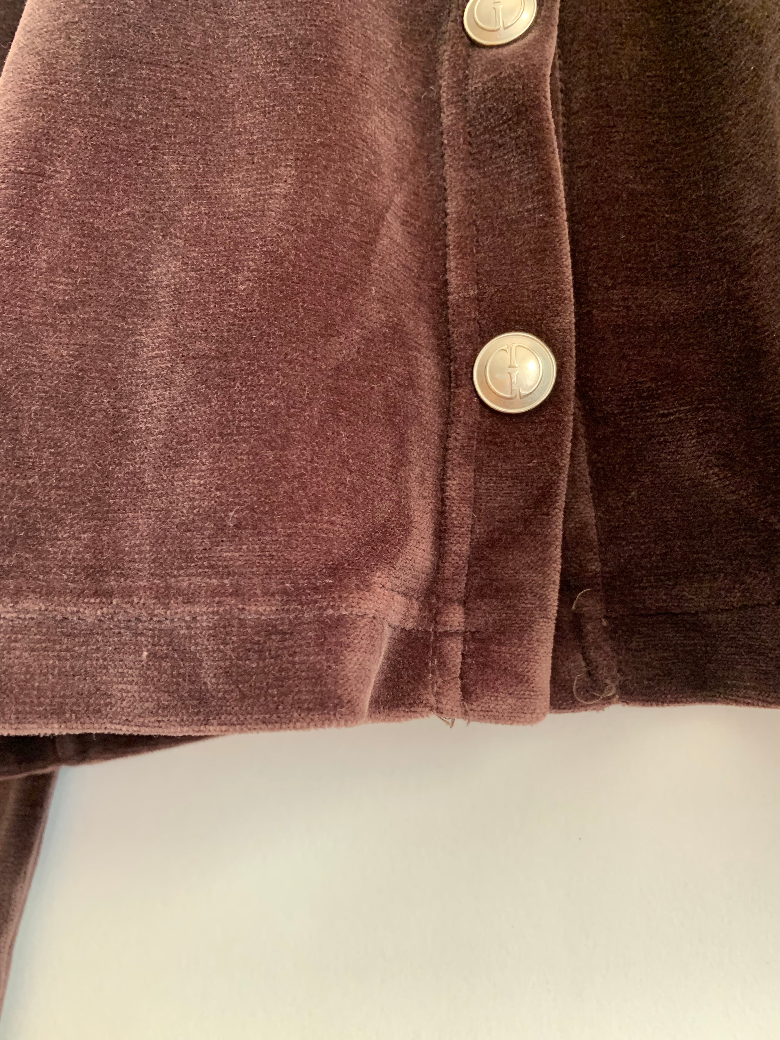 【 GUCCI 】VELVET JACKET